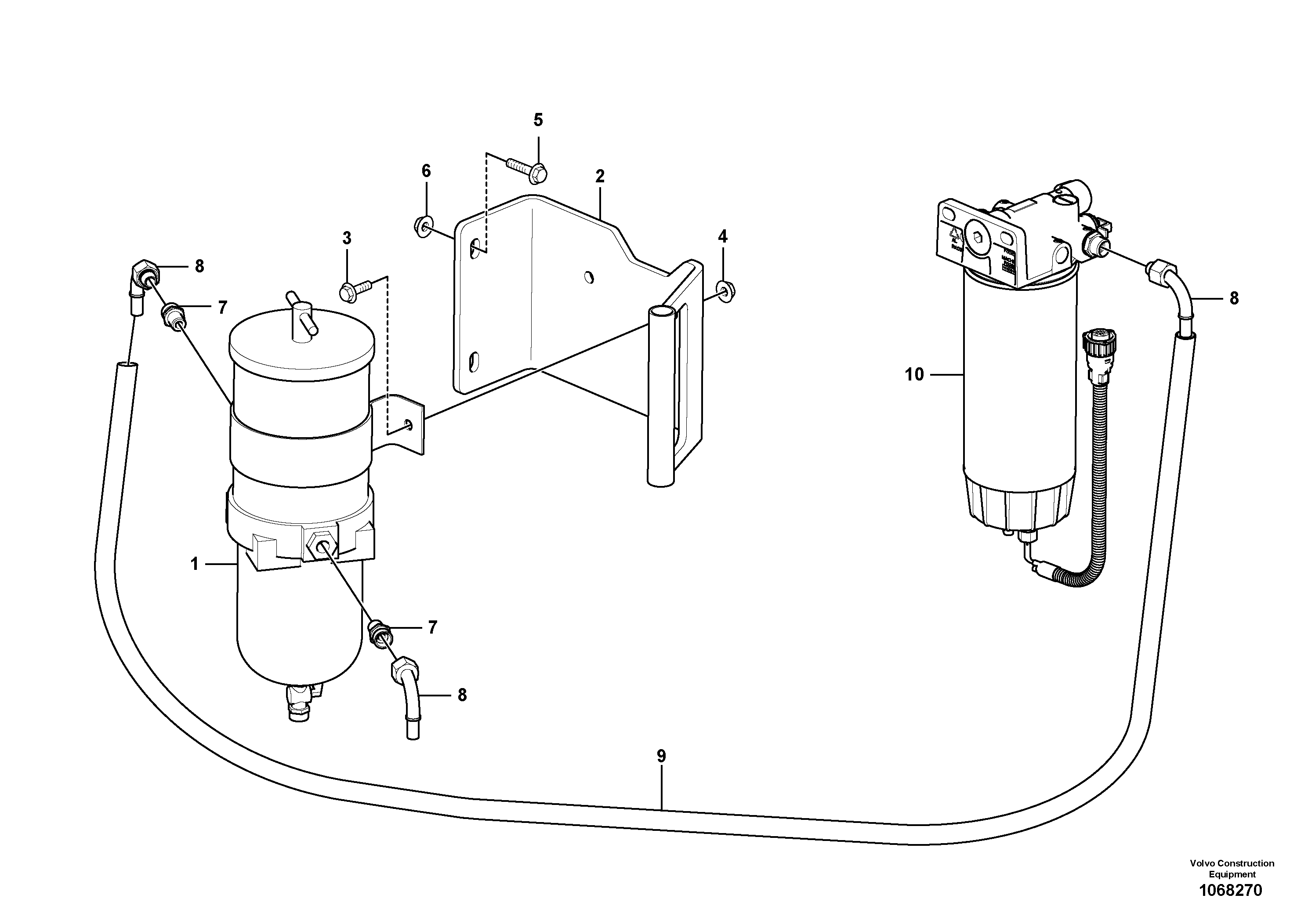 Hydr. Cylinder, Boom VOE15412746 VOLVO