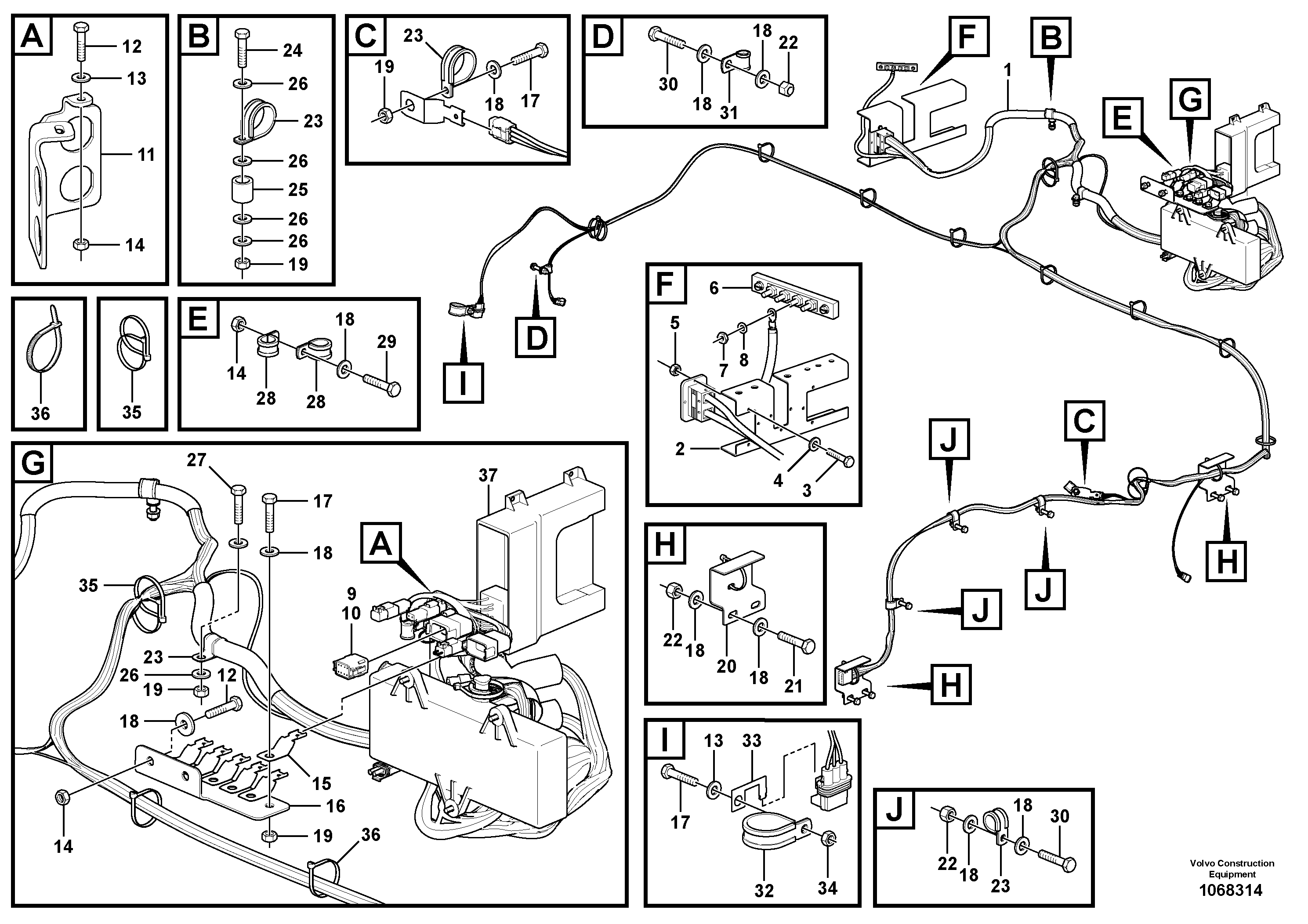 Mounting rail RM96718739 VOLVO