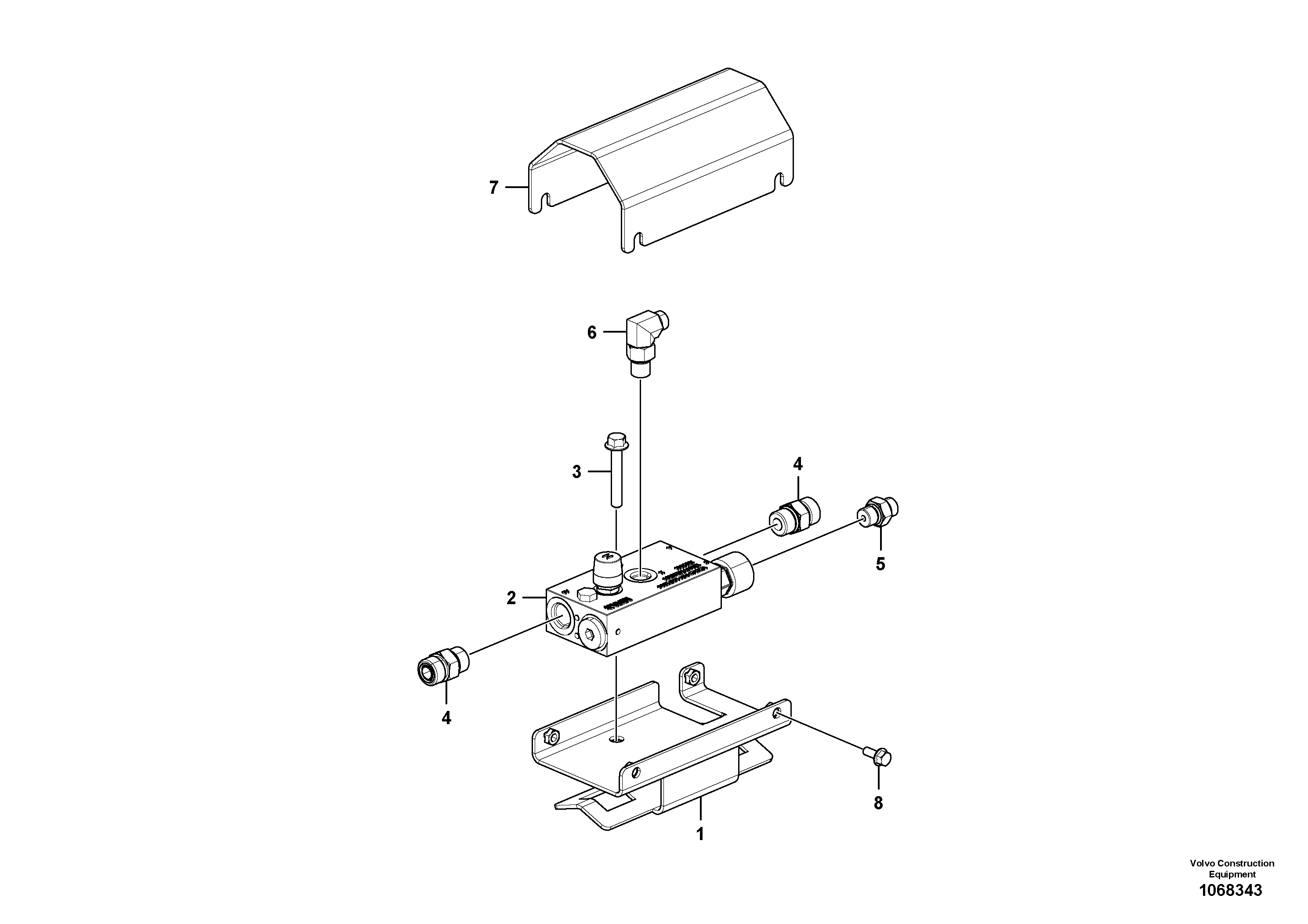Seat frame VOE15675357 VOLVO