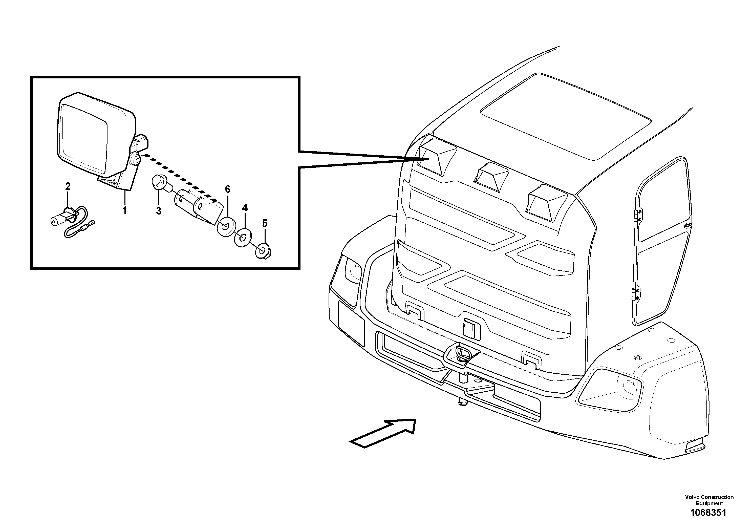 Carton VOE15121736 VOLVO