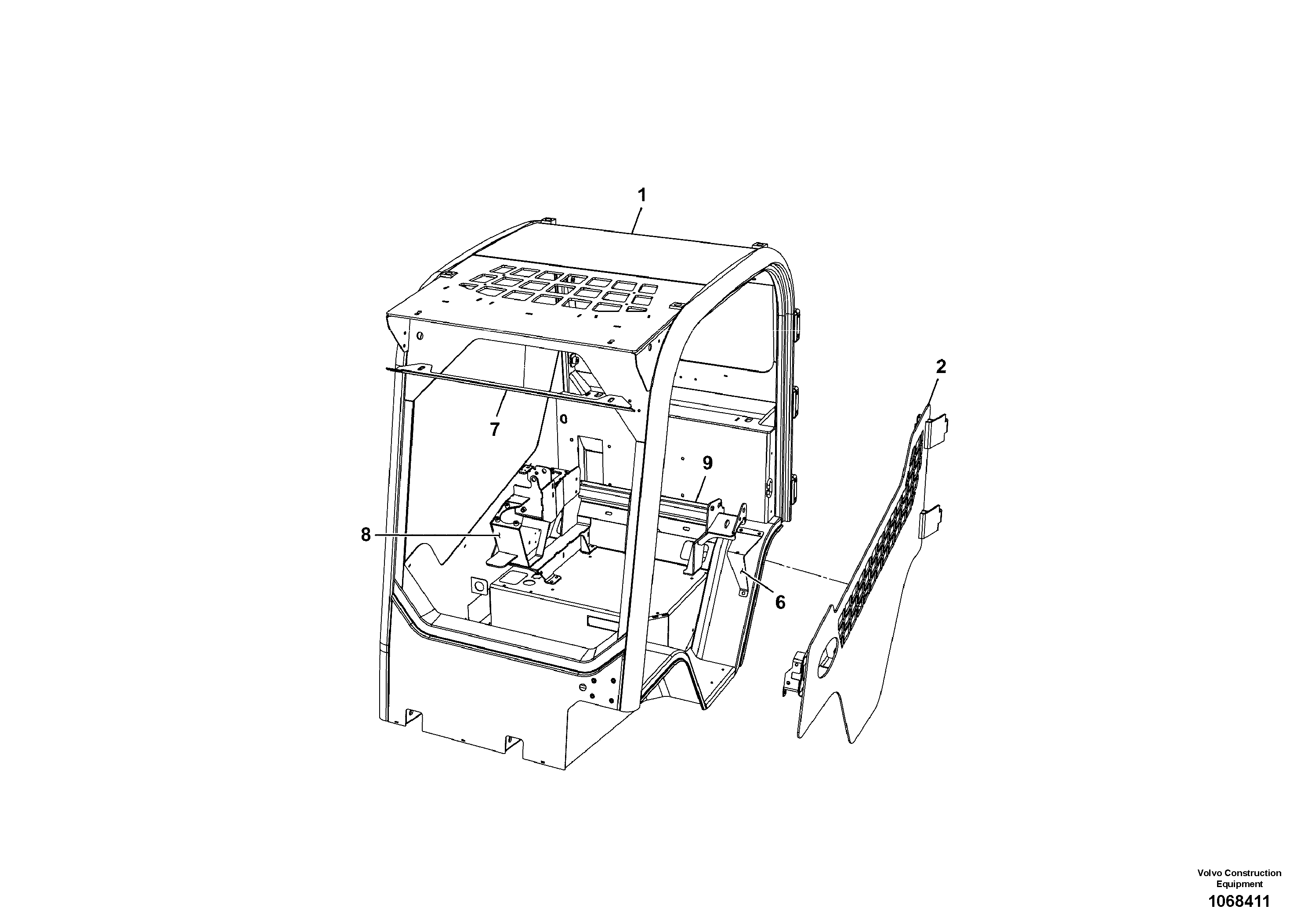 Map Read Lamp VOE17210491 VOLVO