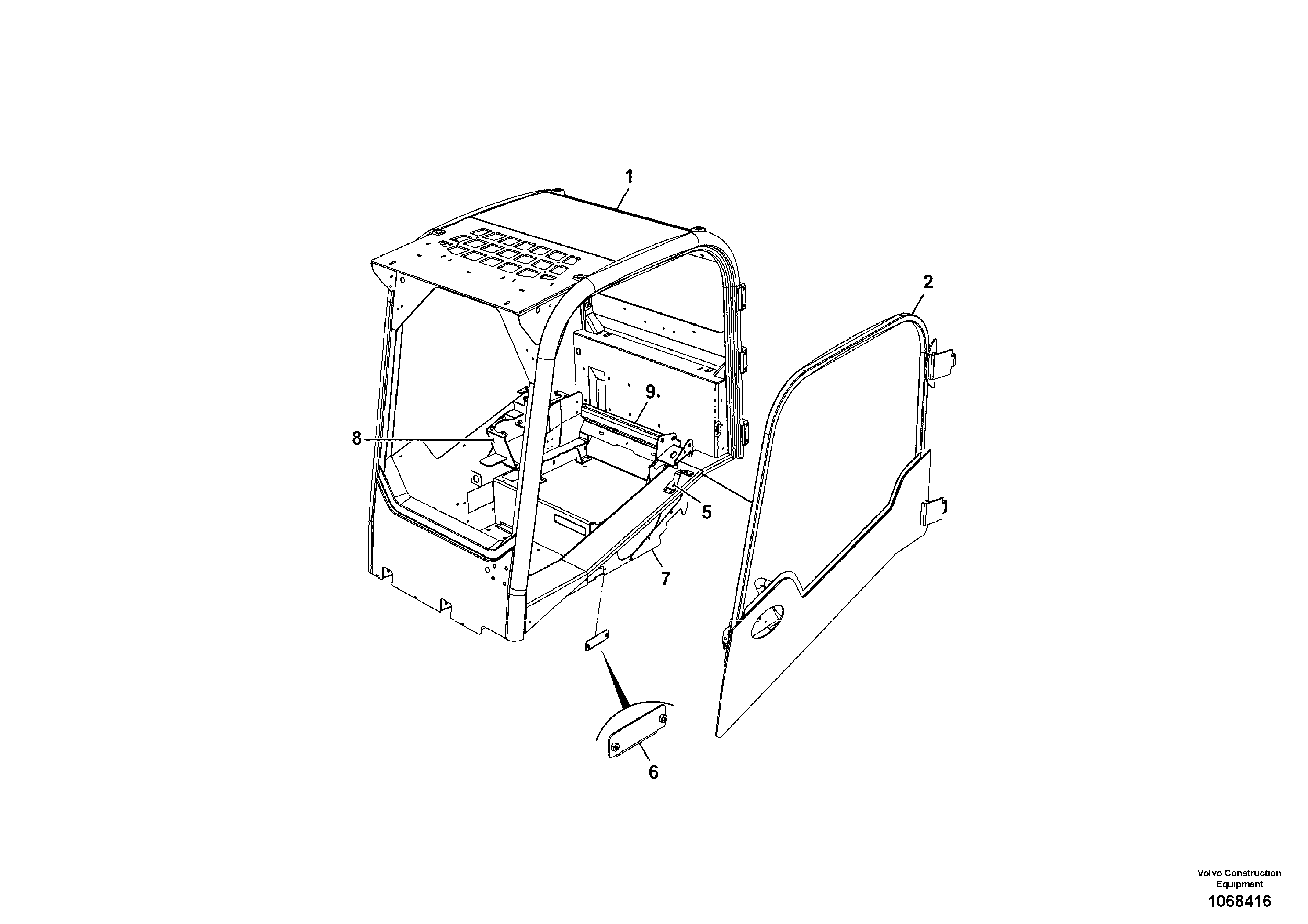 Map Read Lamp VOE17210485 VOLVO