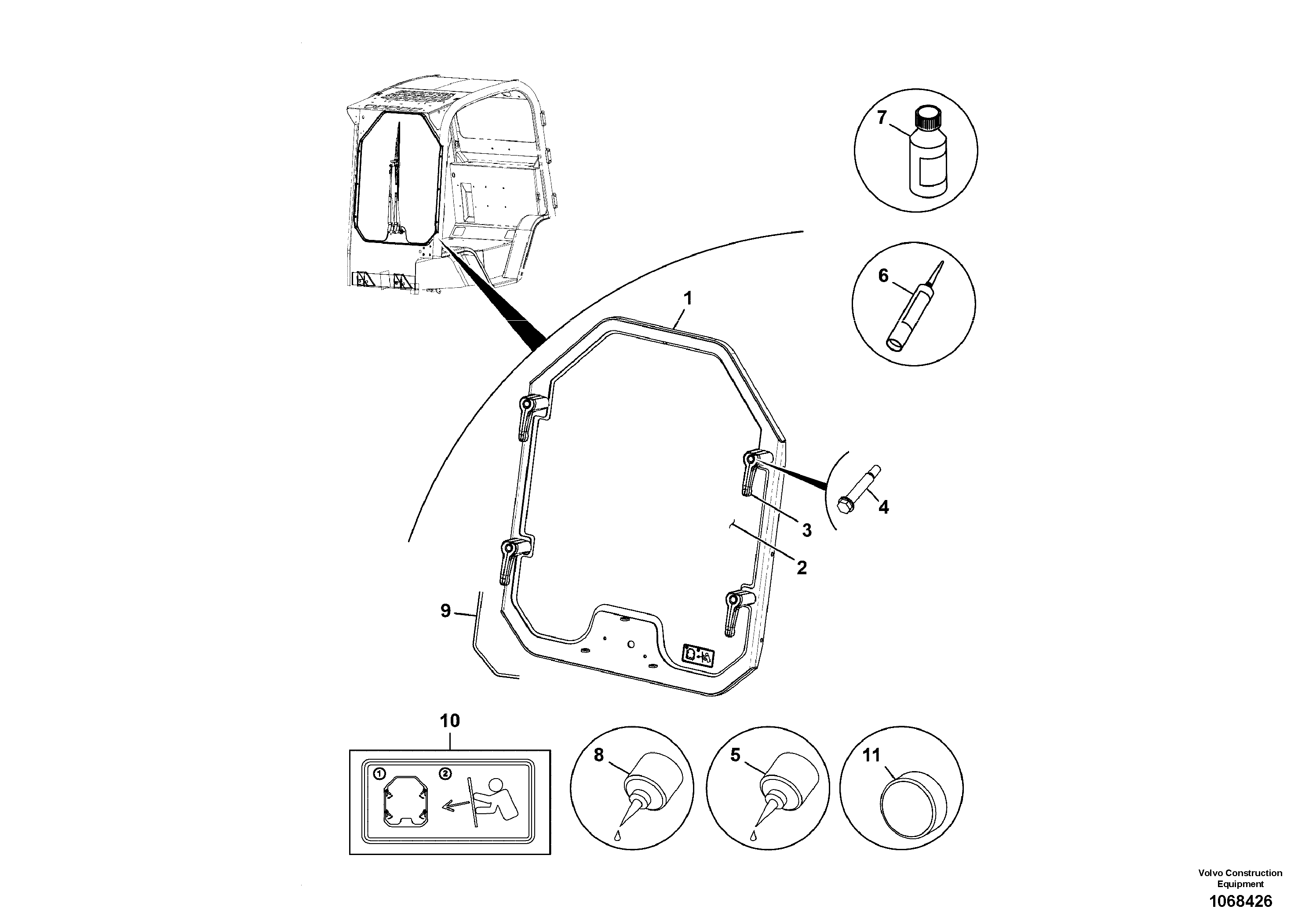Map Read Lamp VOE17209645 VOLVO