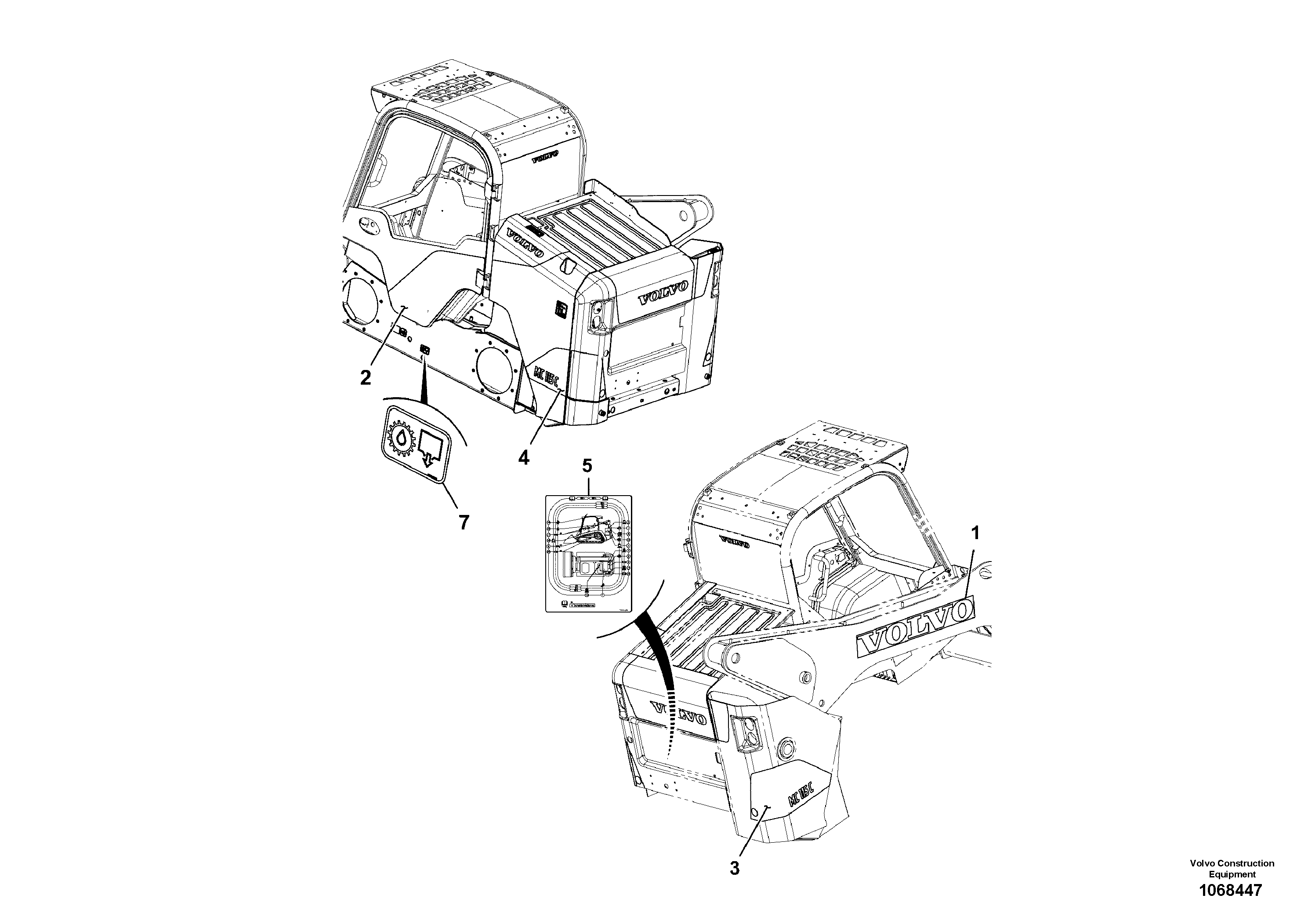Cylinder Block VOE17210023 VOLVO