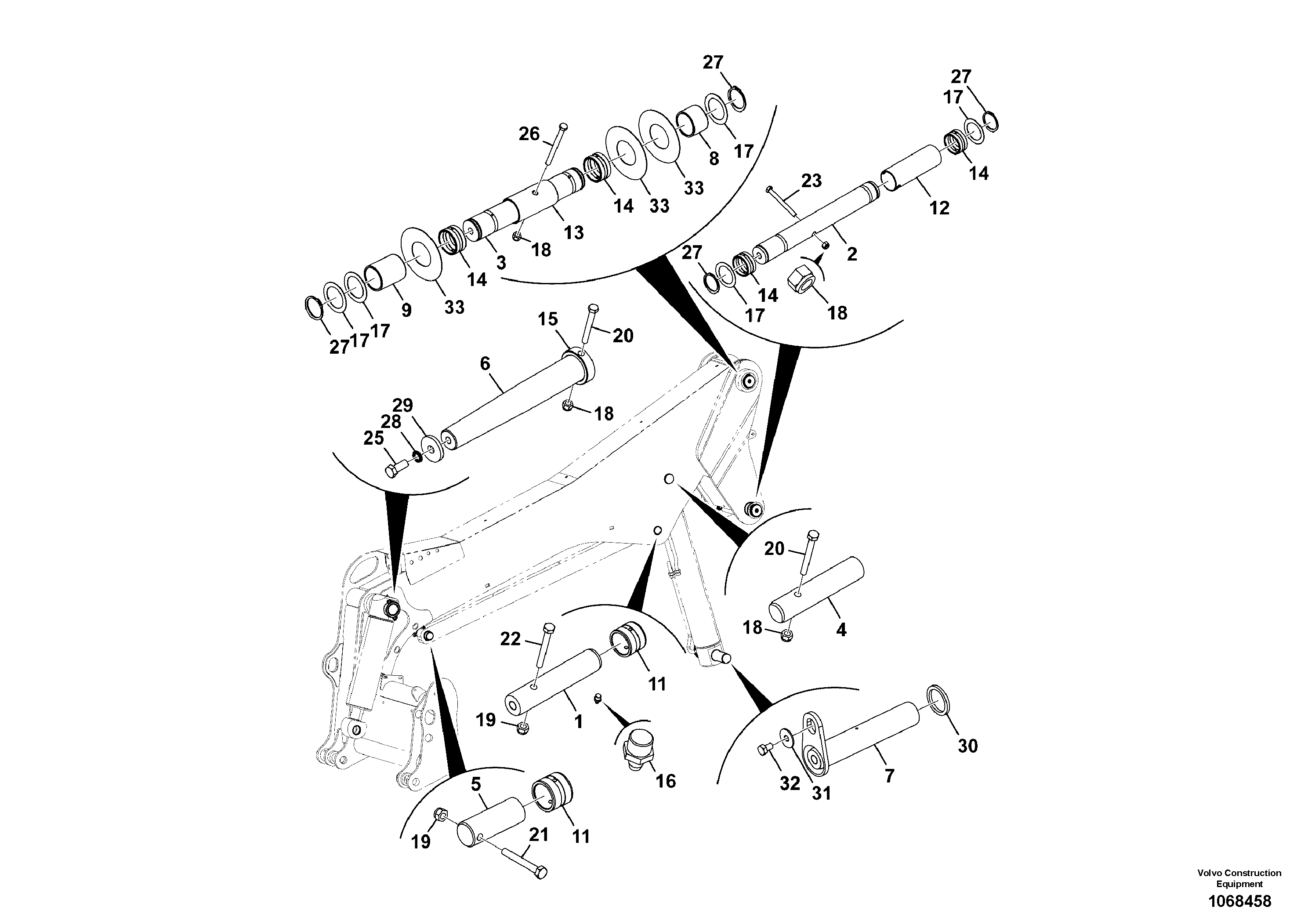 Tube Support VOE17210552 VOLVO