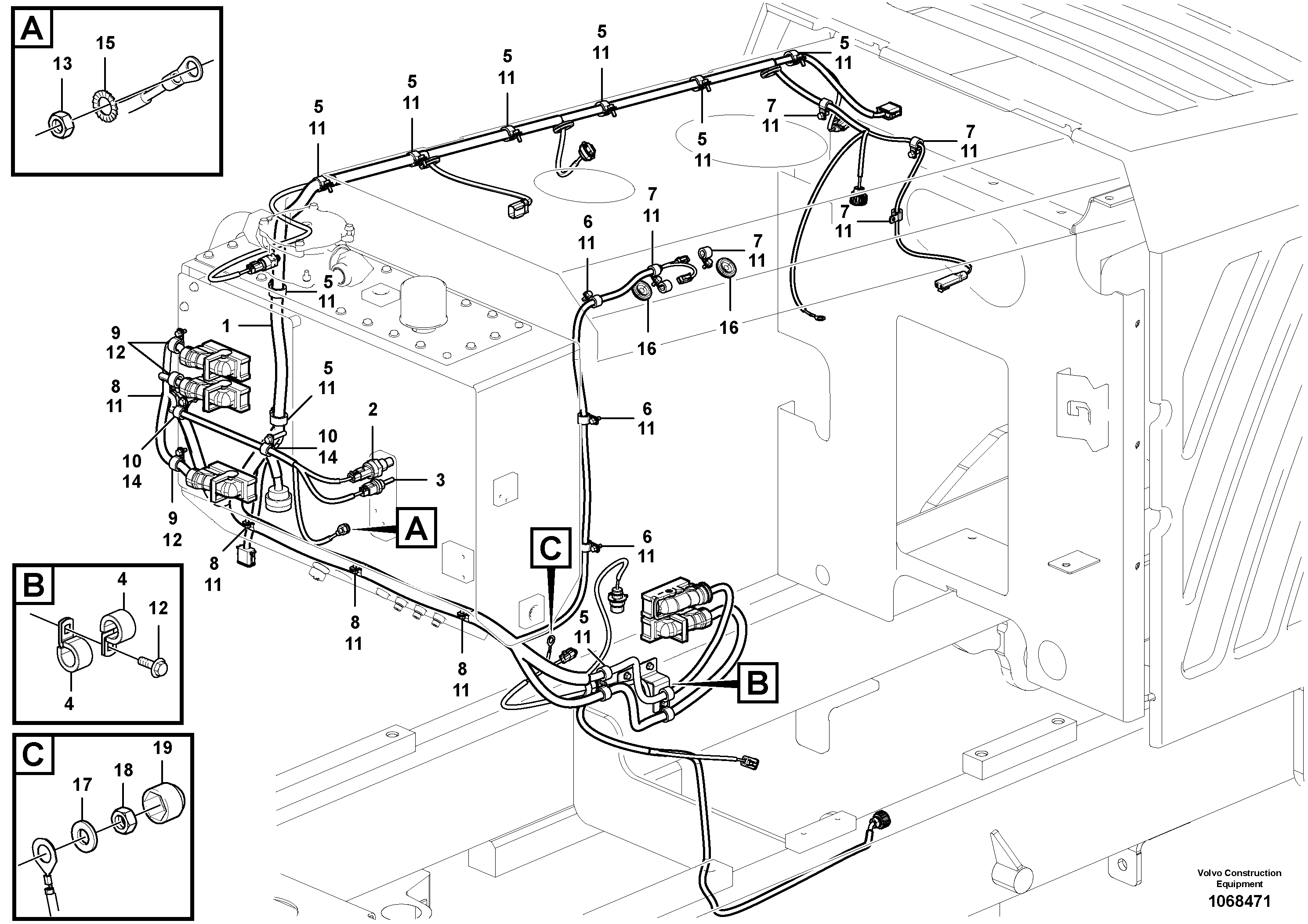 Wiring Harness VOE12805089 VOLVO