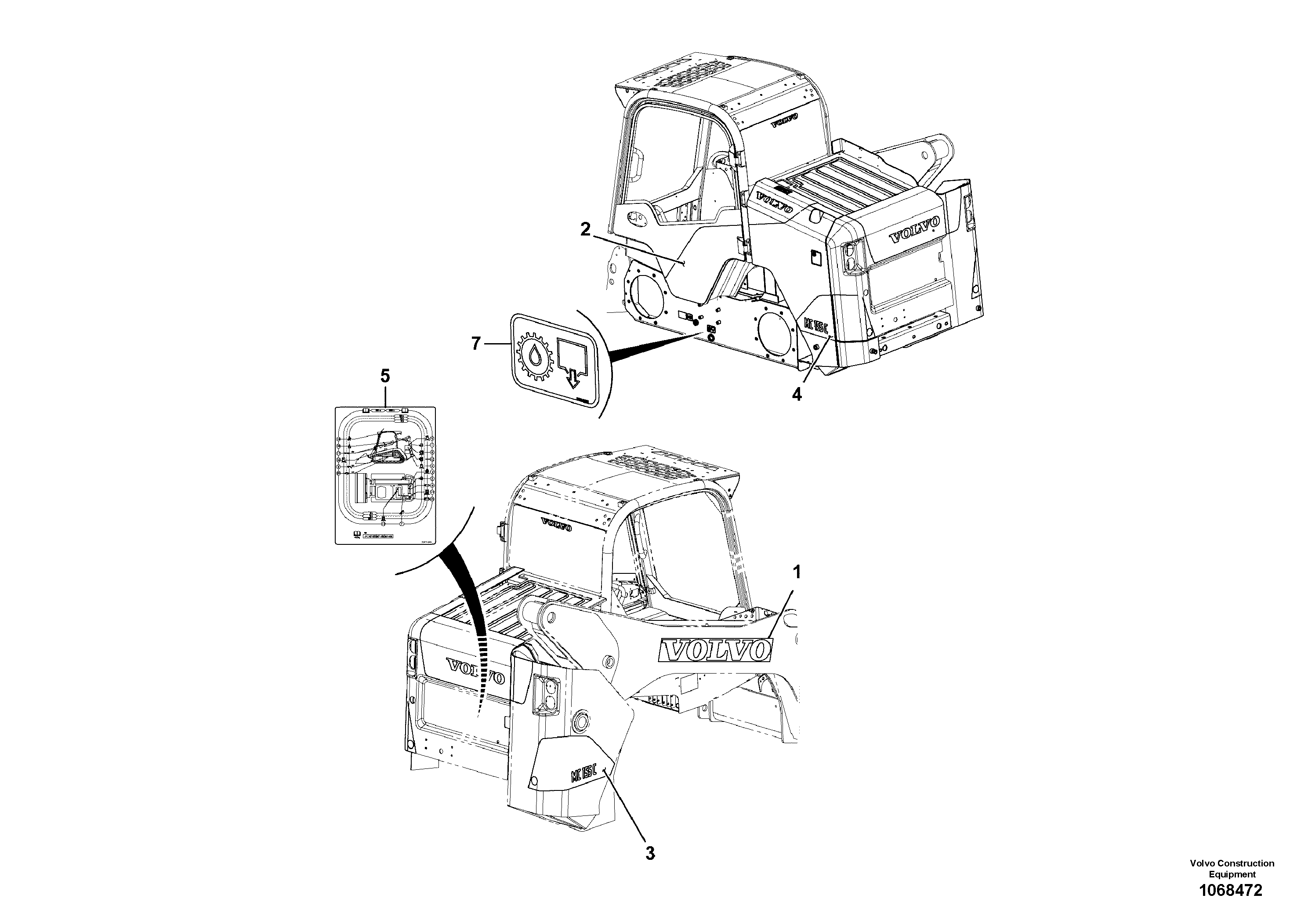 Cylinder Block VOE17210044 VOLVO