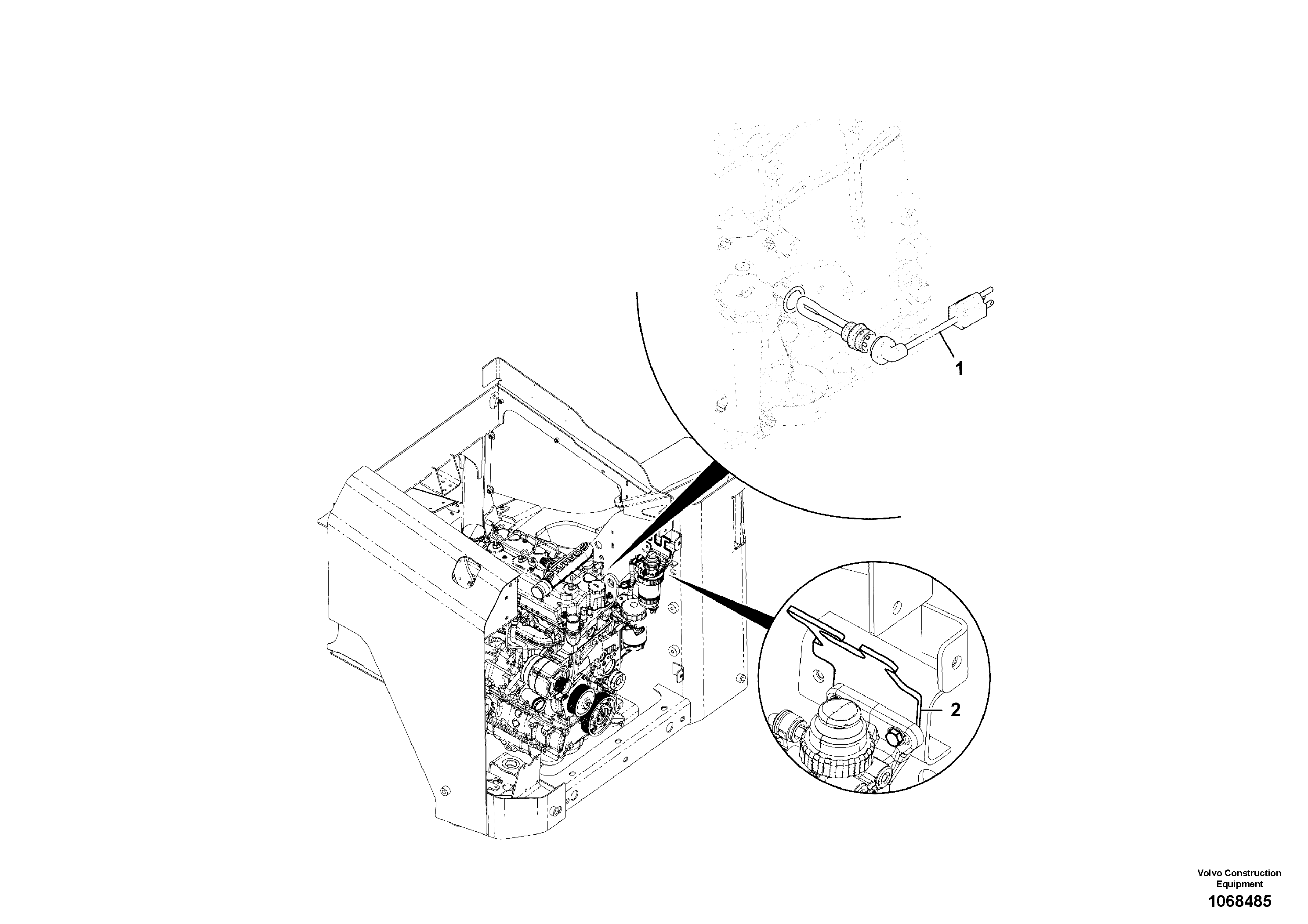 Seat frame VOE17284573 VOLVO