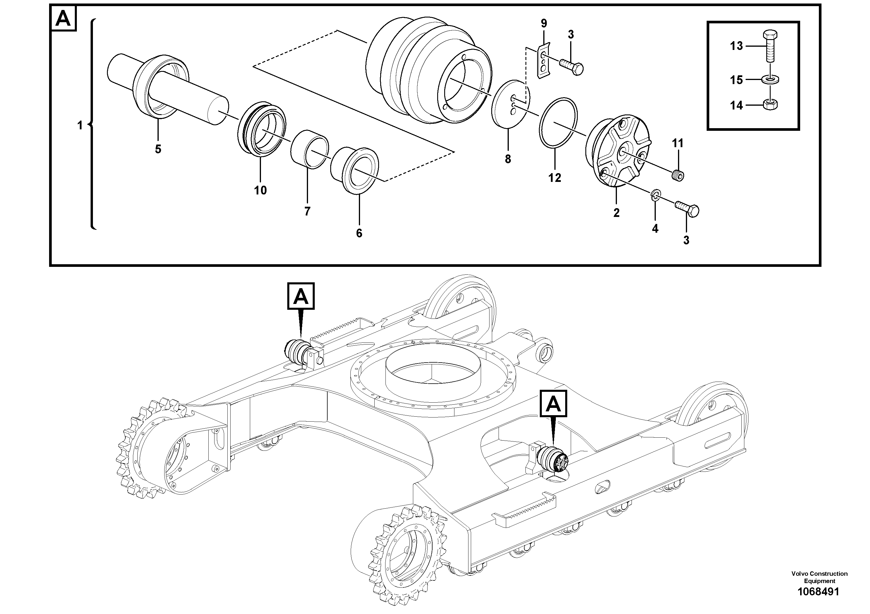 Маслоотражающее кольцо RM/VOE14593545 VOLVO