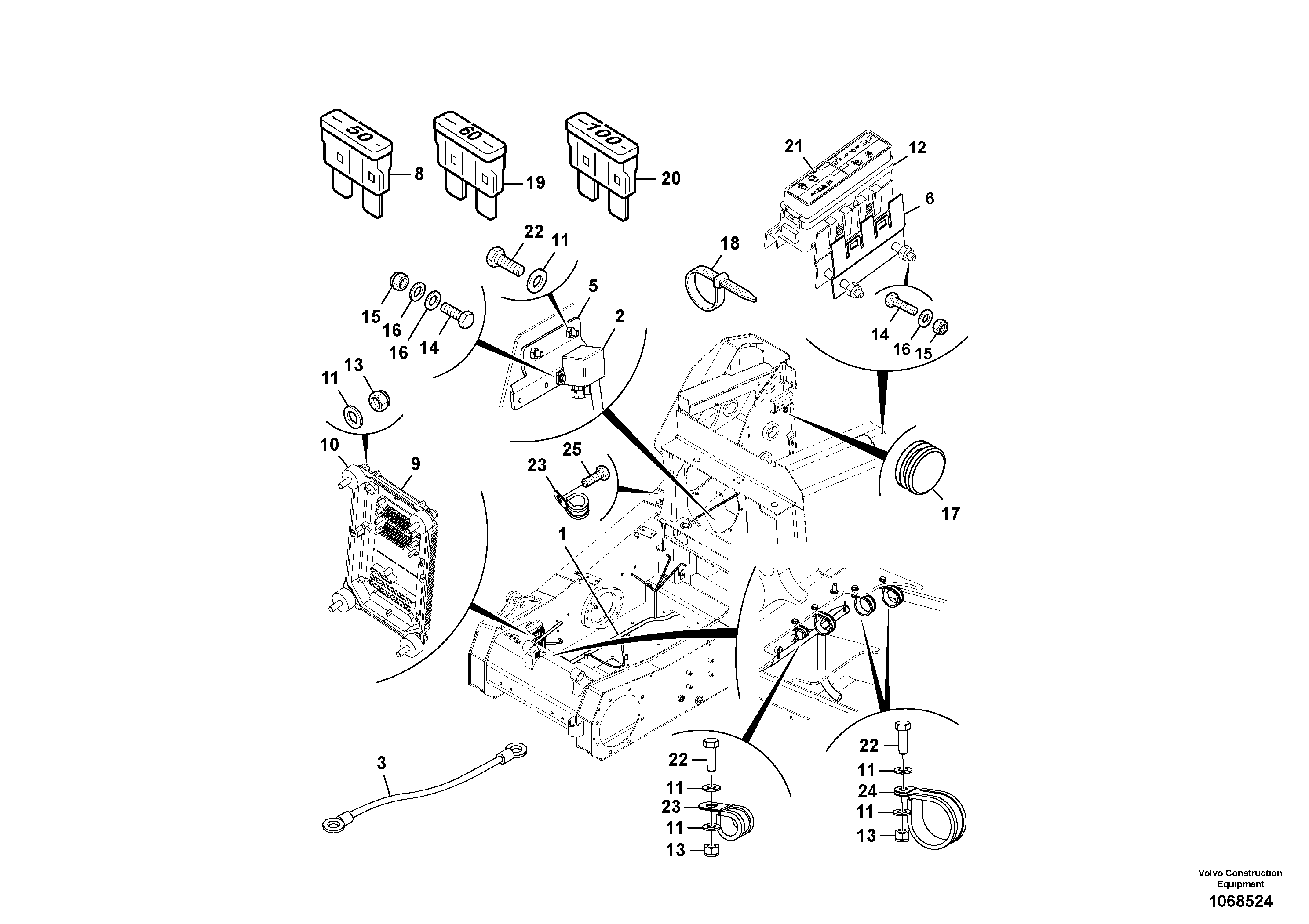 Support Leg VOE16213453 VOLVO