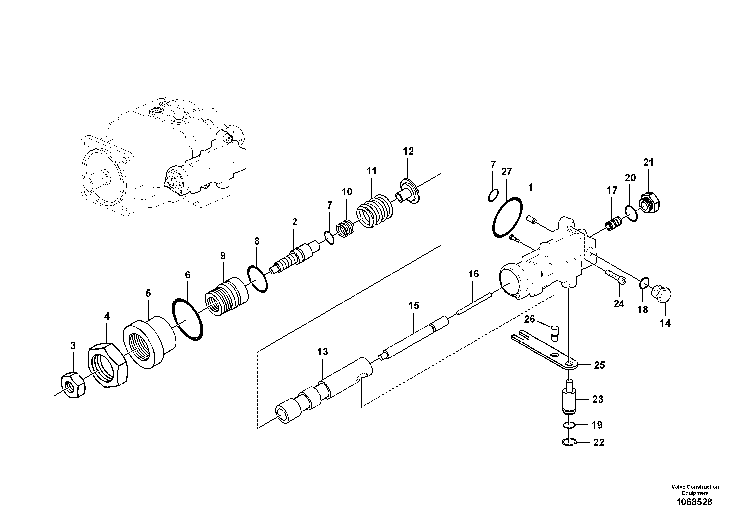 Fuel Distr VOE14570863 VOLVO