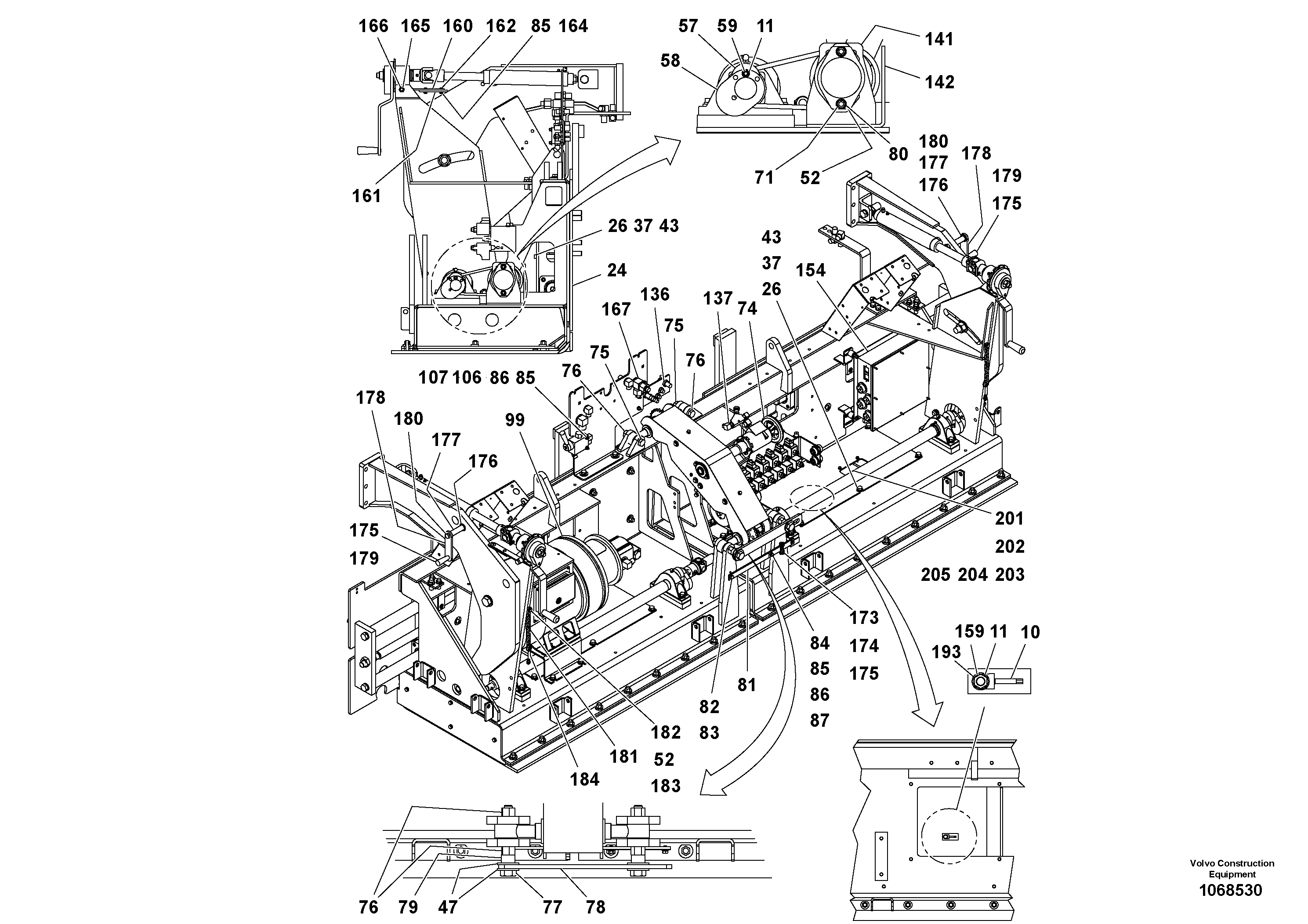 Timing gear casing RM20330122 VOLVO