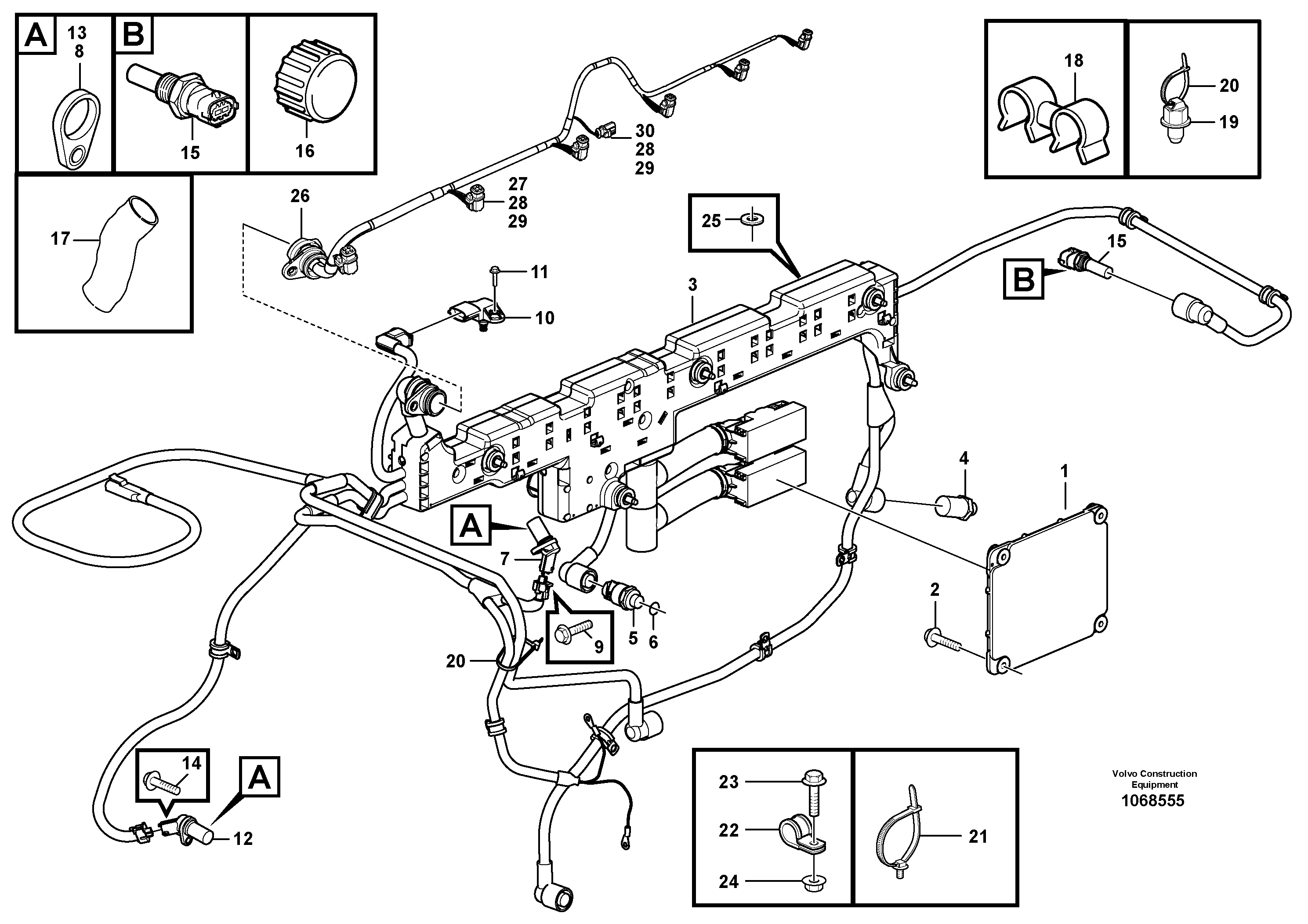 Wiring Harness VOE17441805 VOLVO