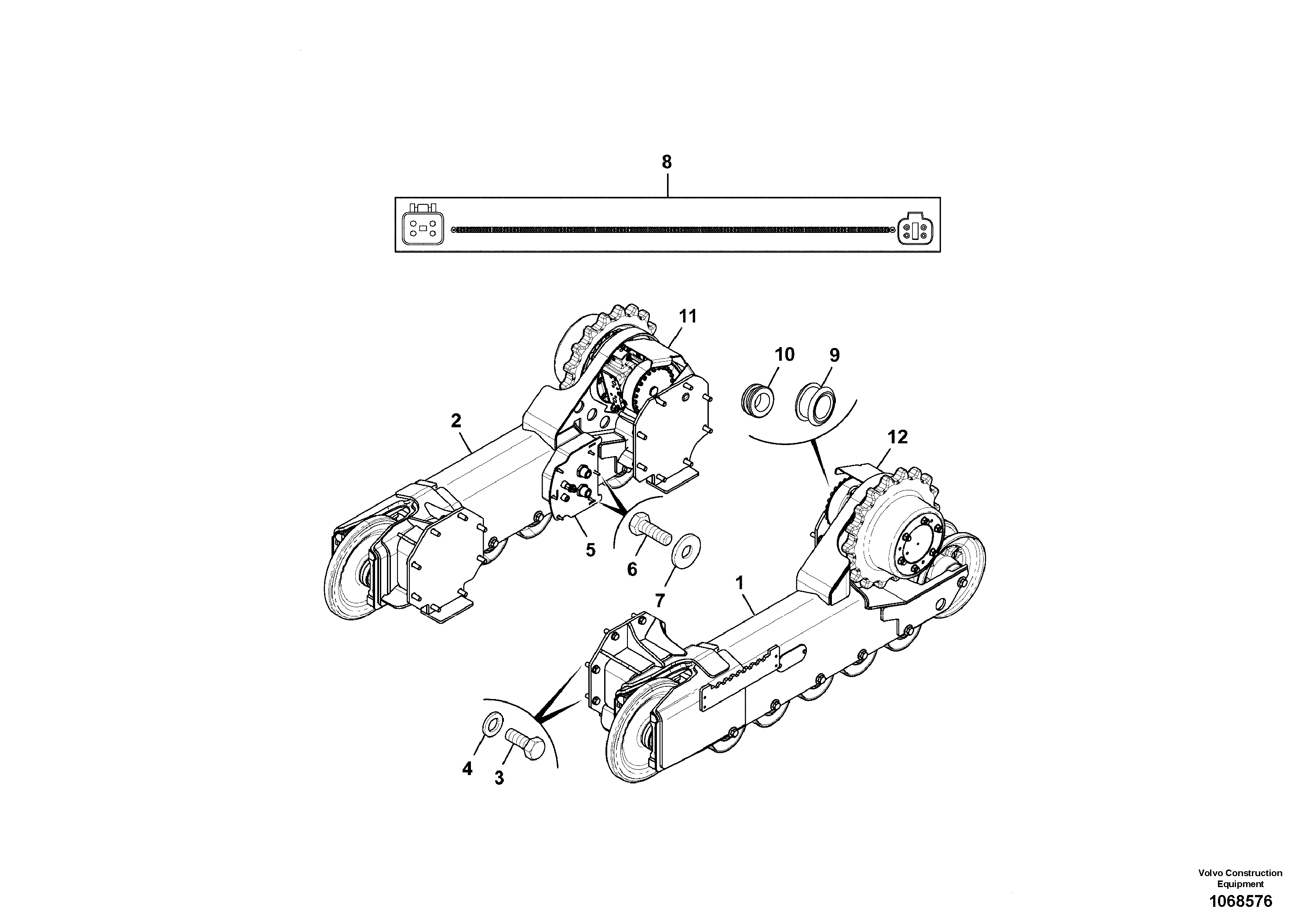Boom Cylinder VOE17298914 VOLVO