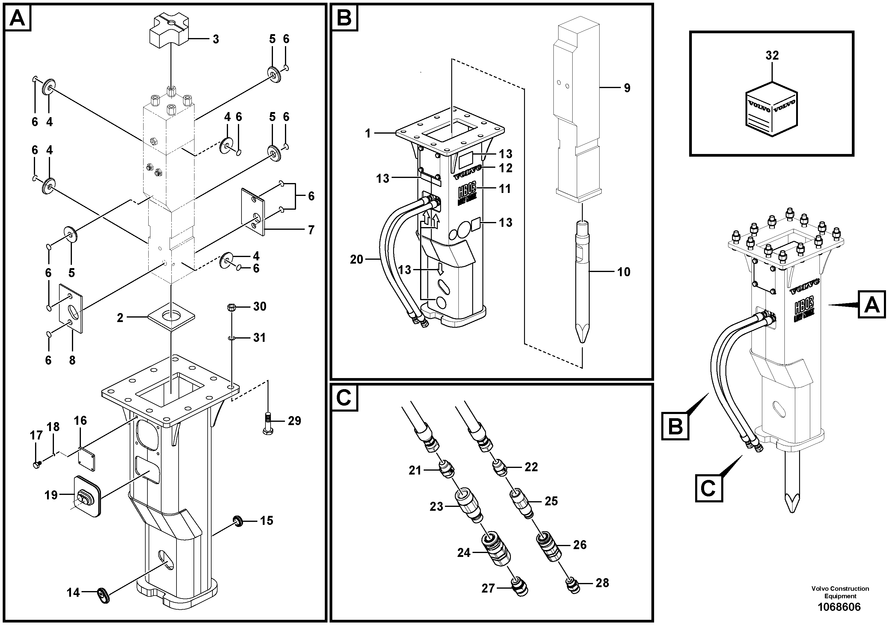 Lubricant Line VOE15672867 VOLVO