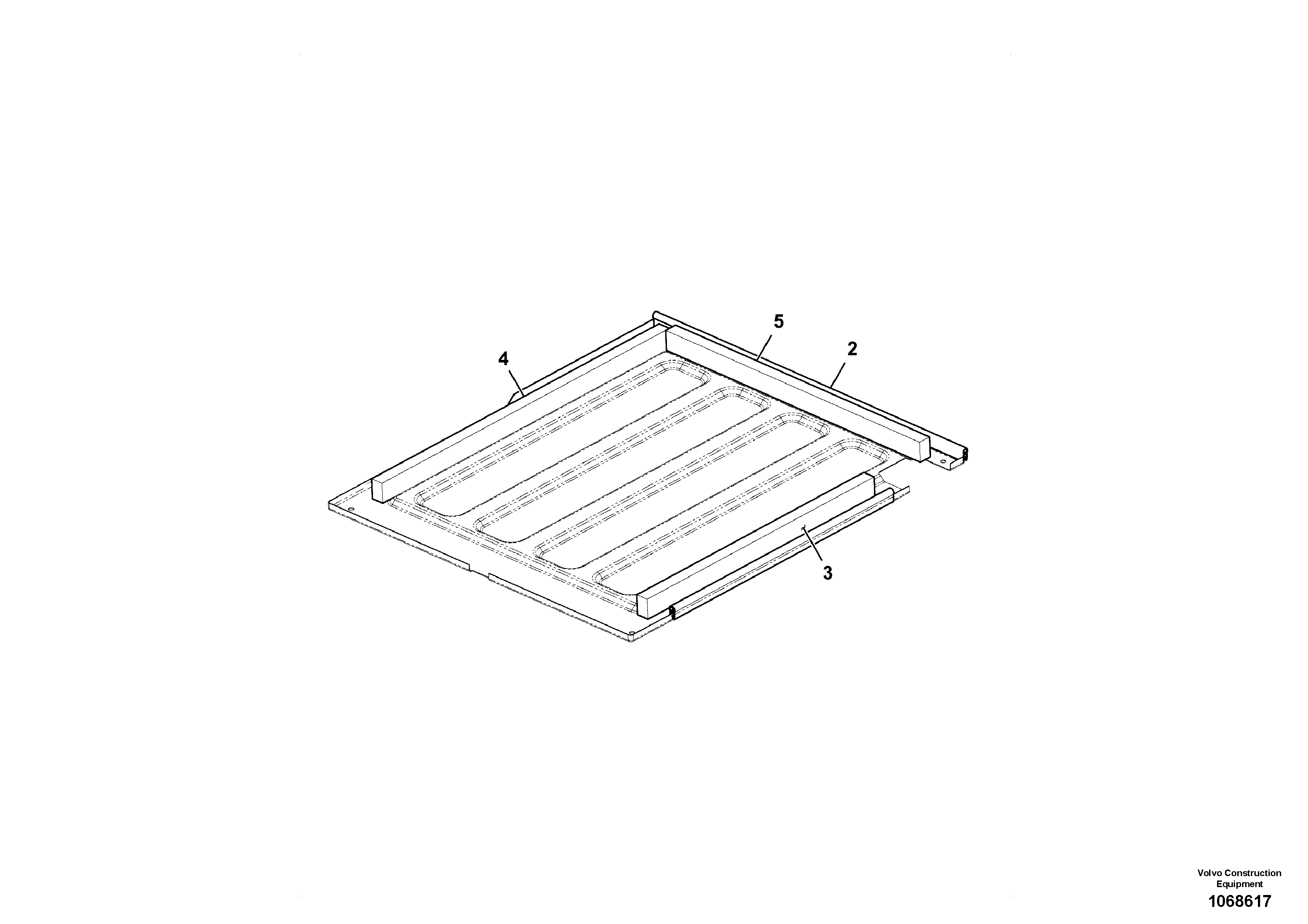 Cabin roof VOE17205004 VOLVO