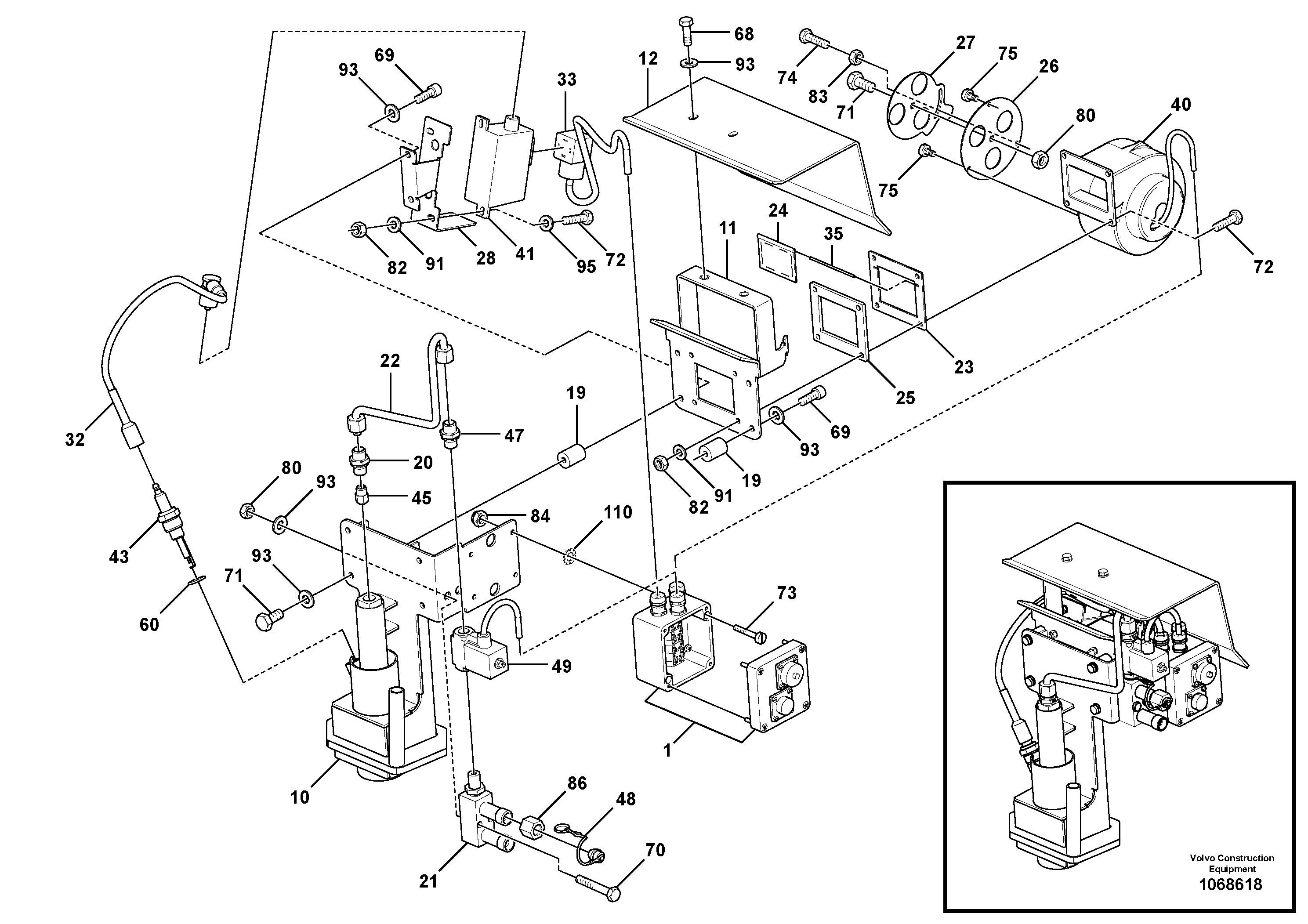 Flywheel housing RM80610876 VOLVO