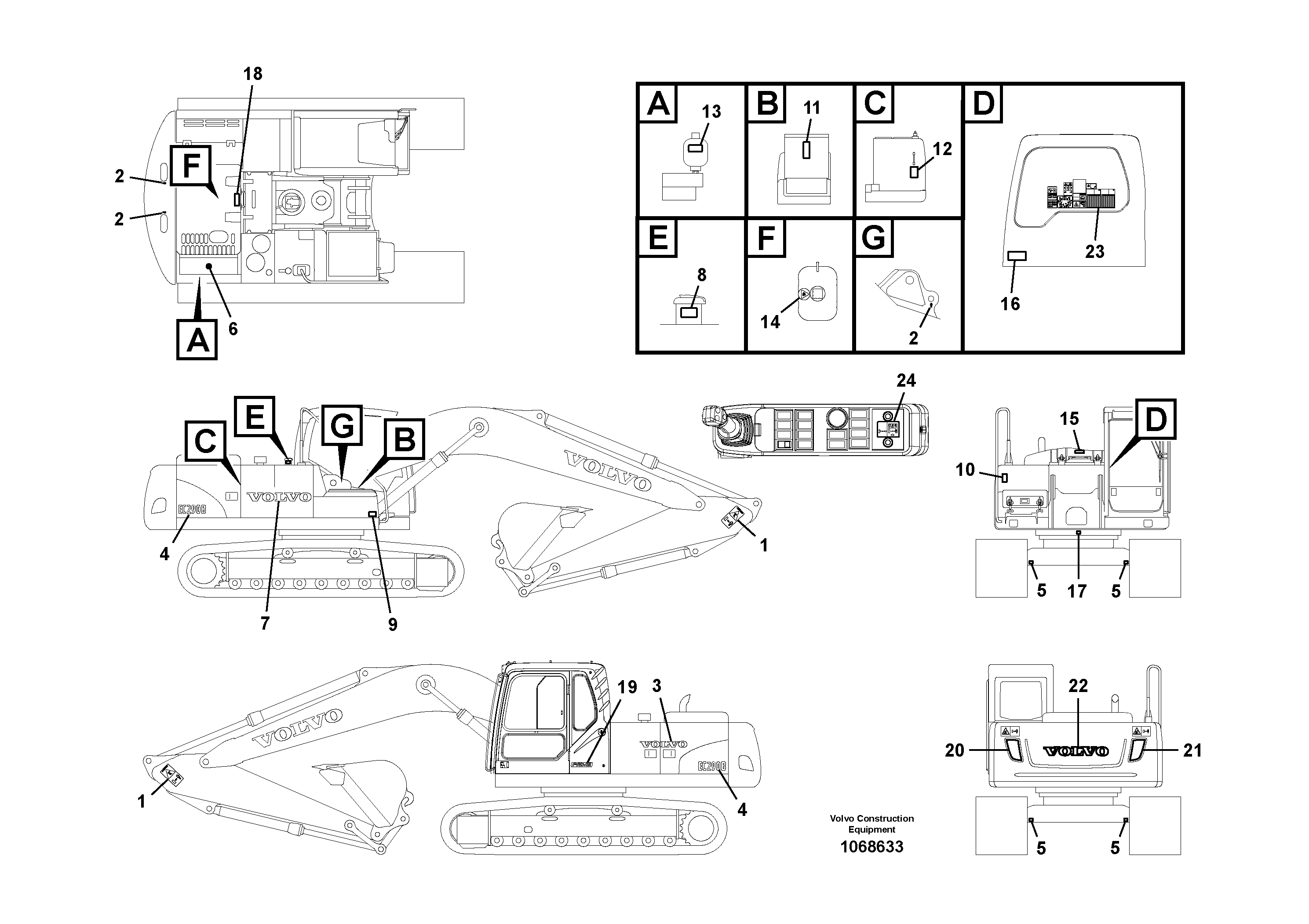 Decal VOE14607296 VOLVO