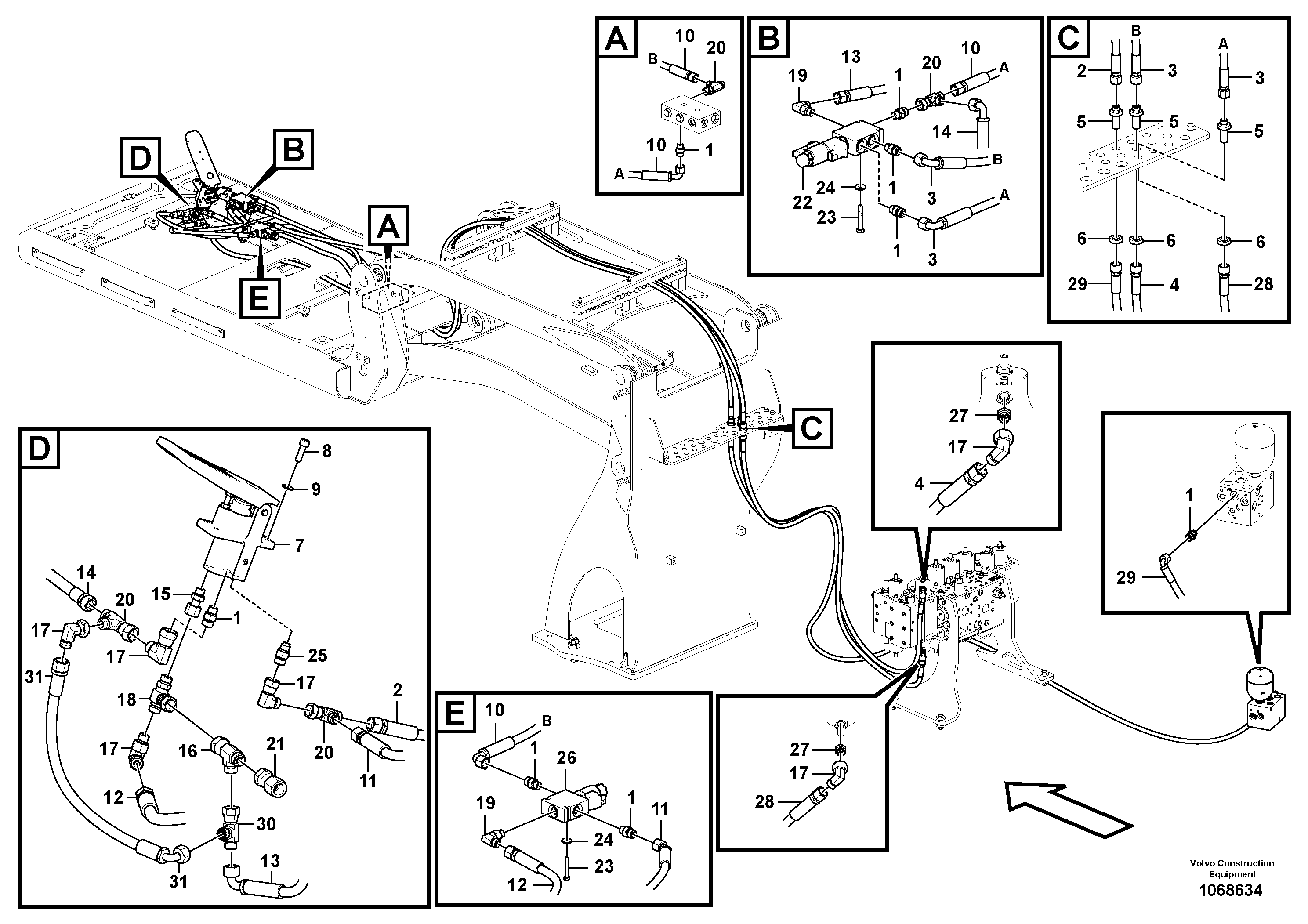 Hydraulic Valve VOE14638183 VOLVO