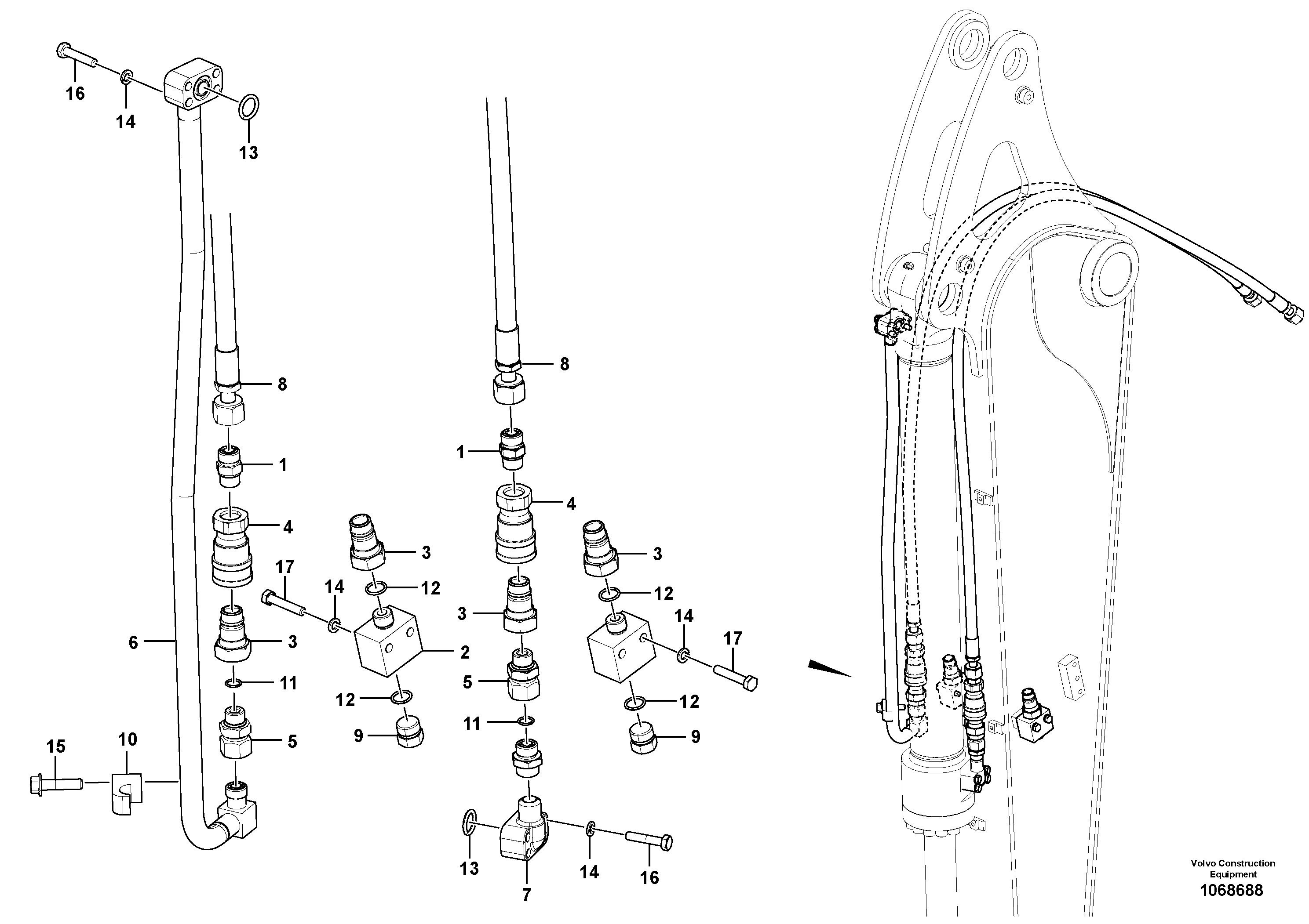 Pipe VOE14678016 VOLVO