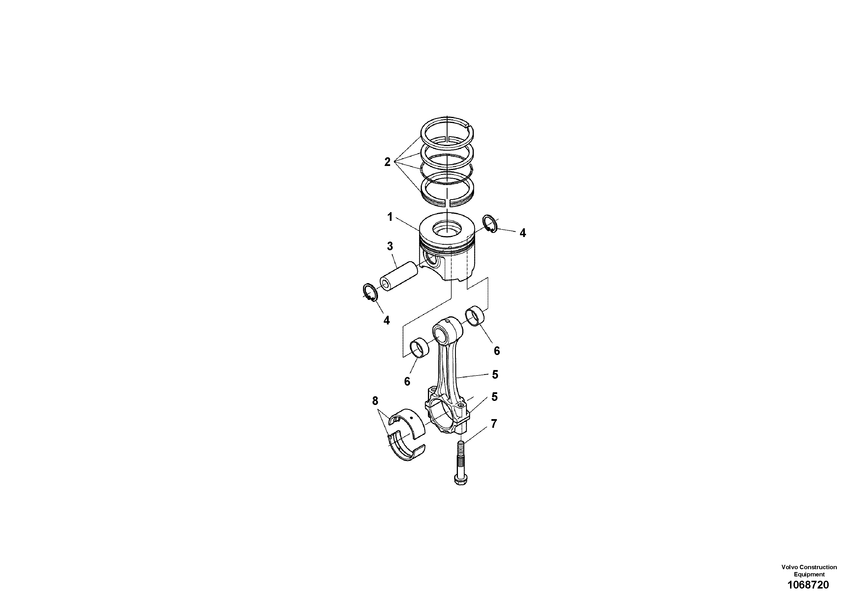 Rubber Clamp VOE23178403 VOLVO
