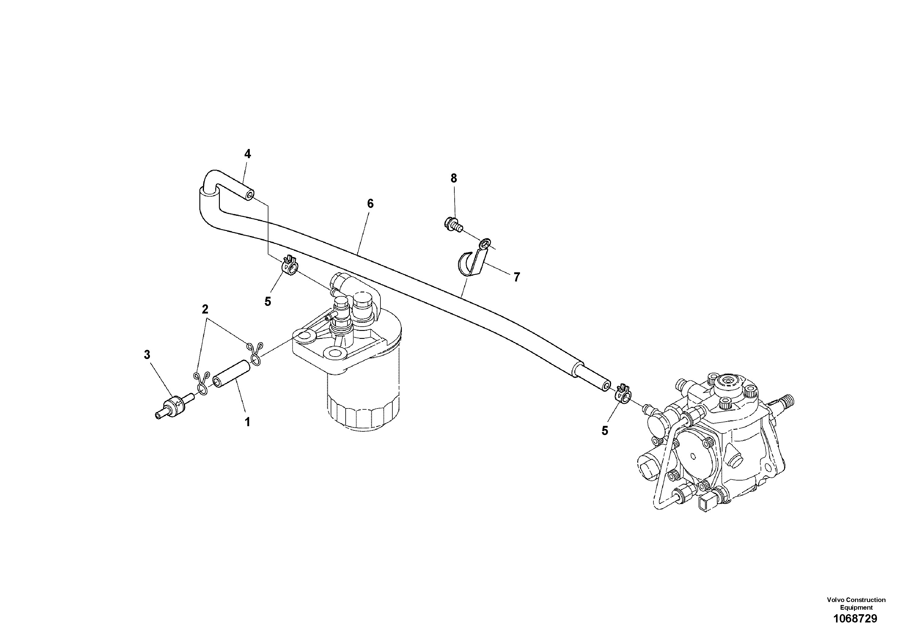 V-belt VOE16677736 VOLVO