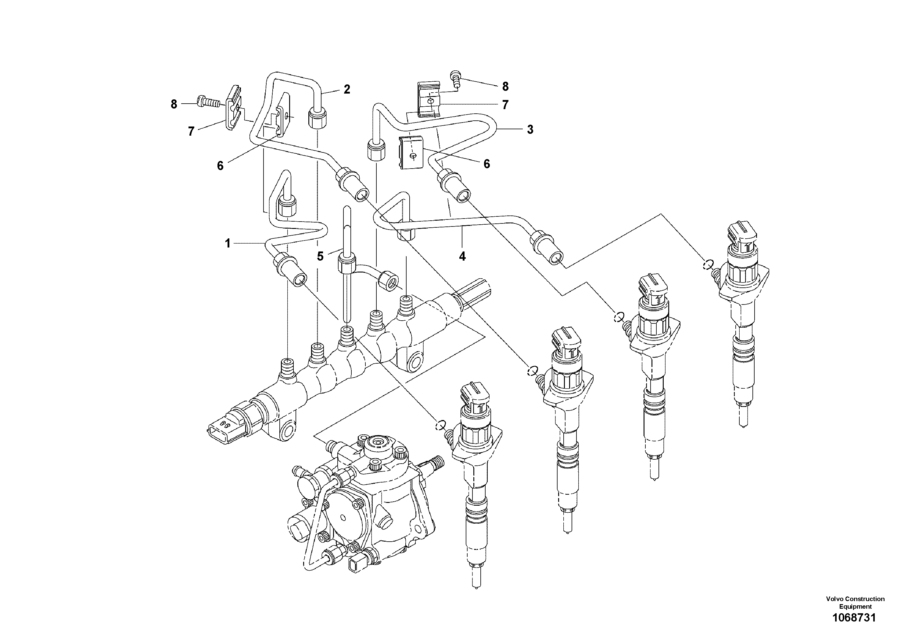 Защищенный шланг VOE22702863 VOLVO