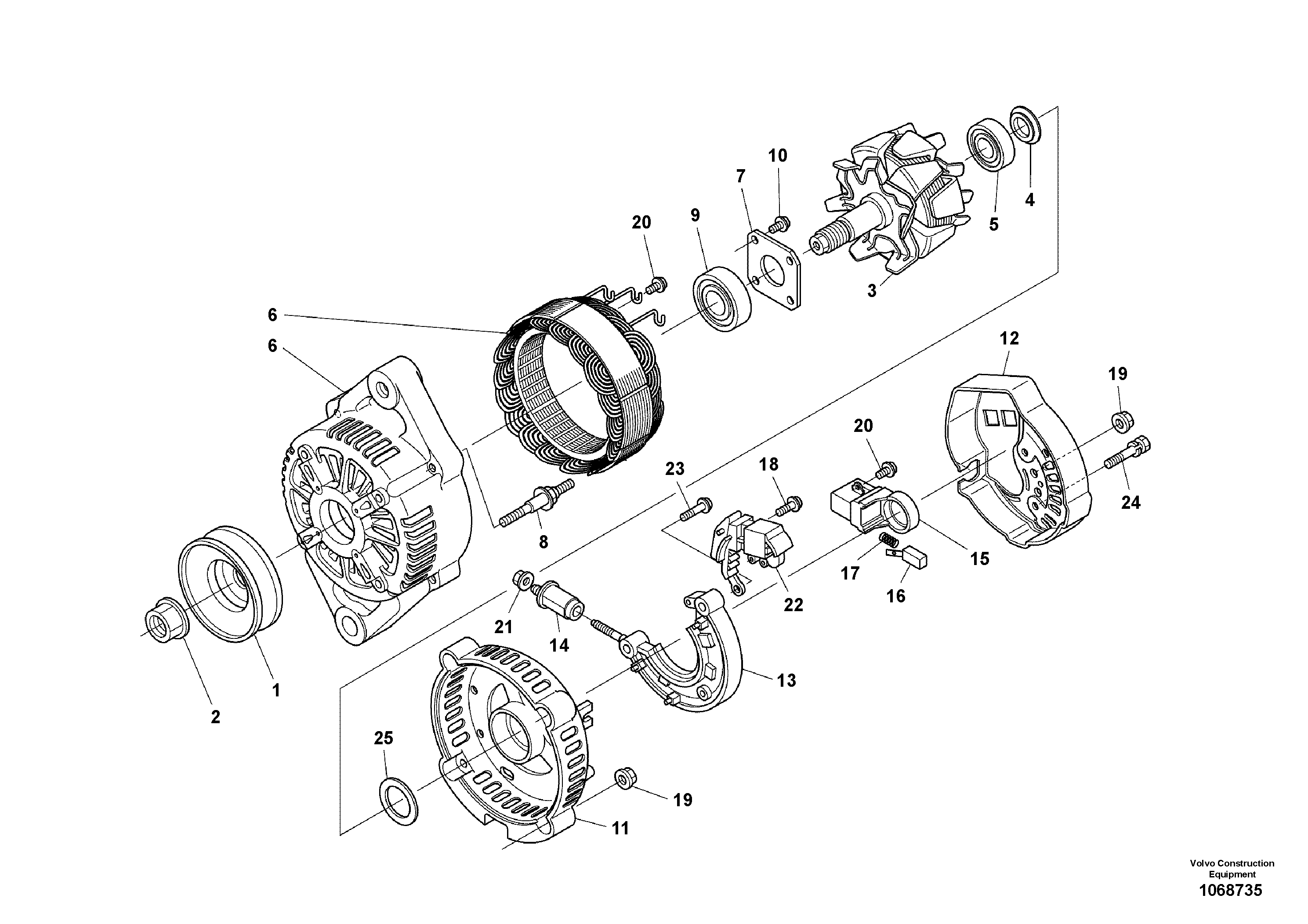 For upper engine part VOE16660741 VOLVO