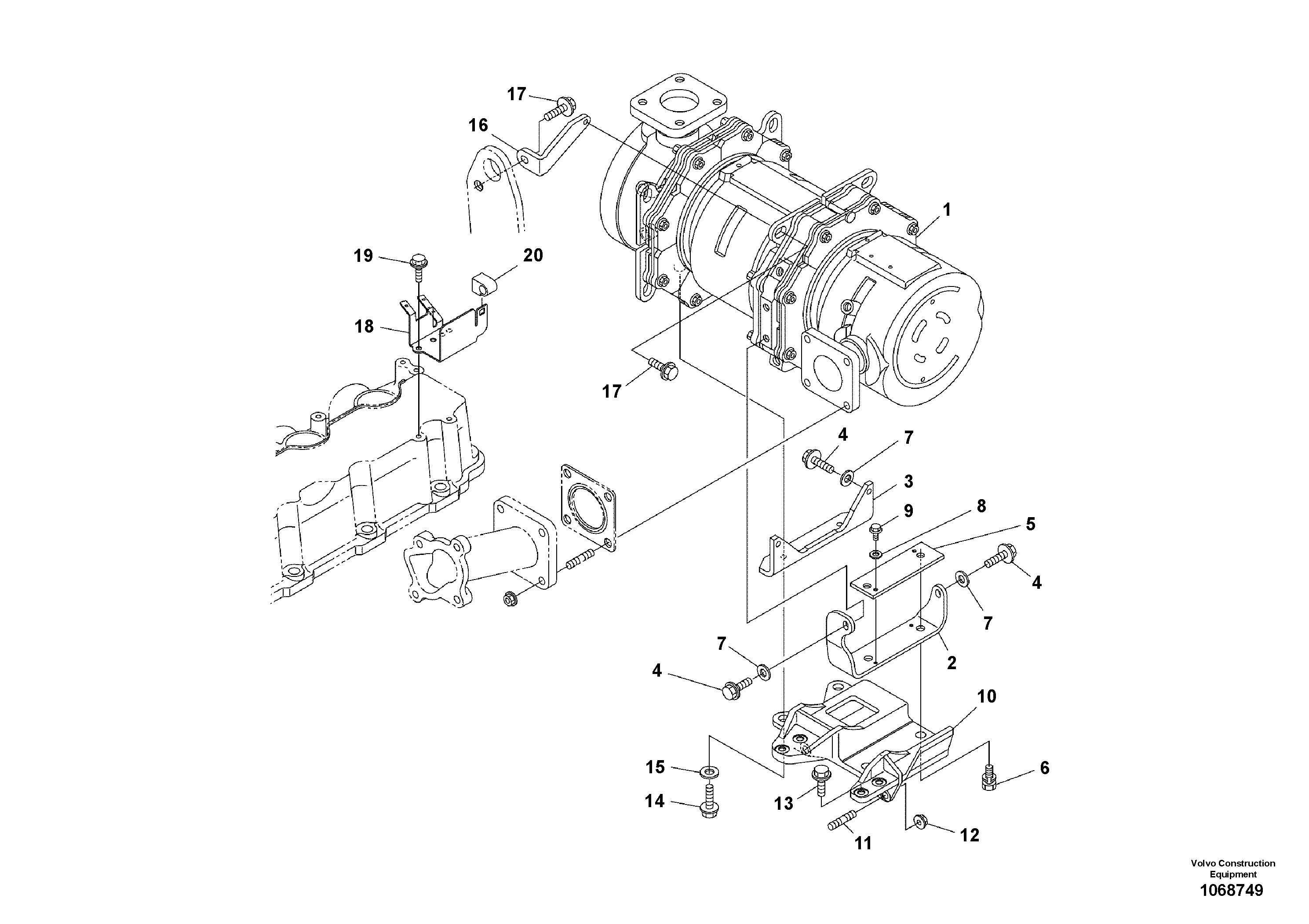 Rec.housing VOE16678468 VOLVO
