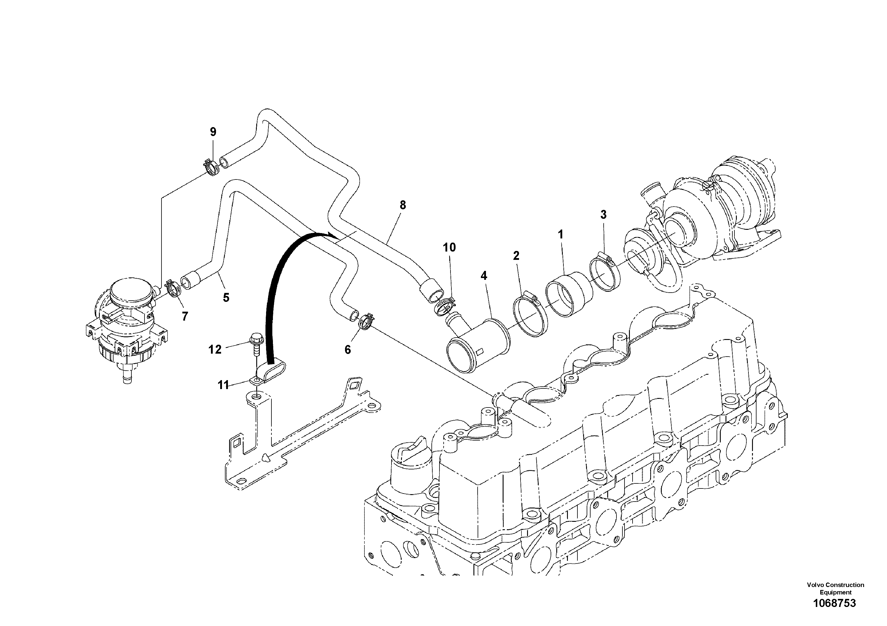 Tube VOE23490679 VOLVO