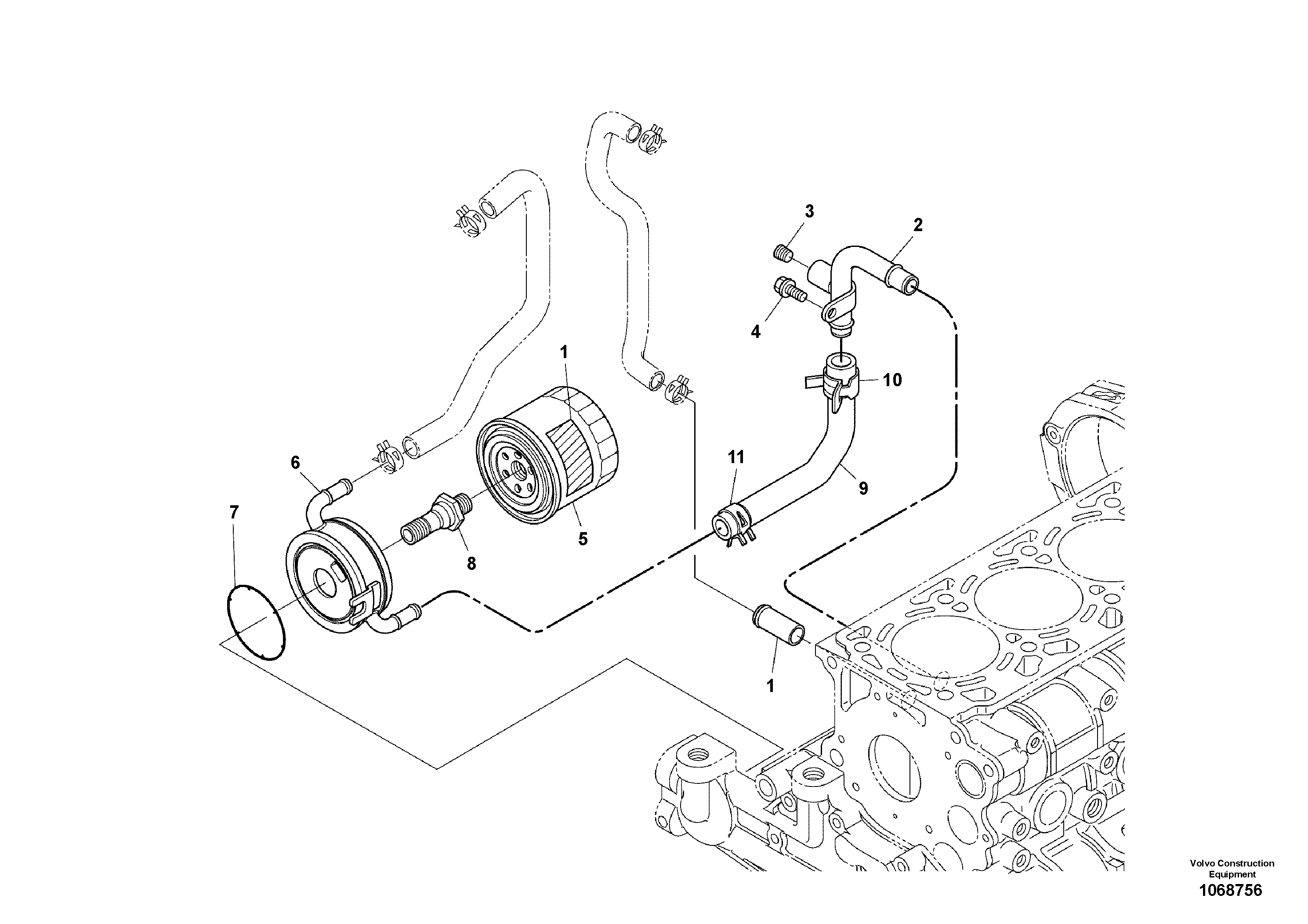 Fan Motor VOE22801313 VOLVO