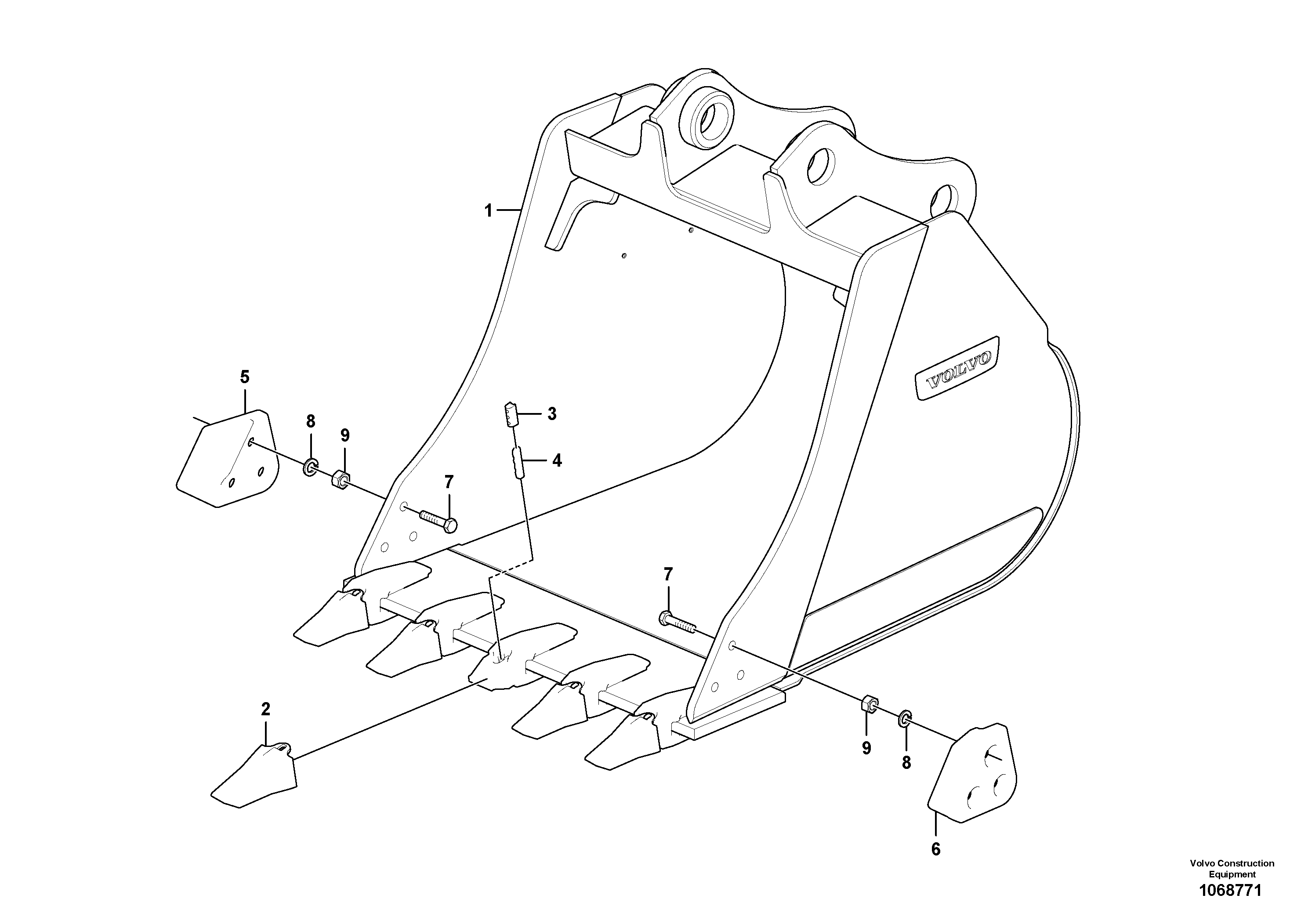 Cutting edge VOE14643285 VOLVO