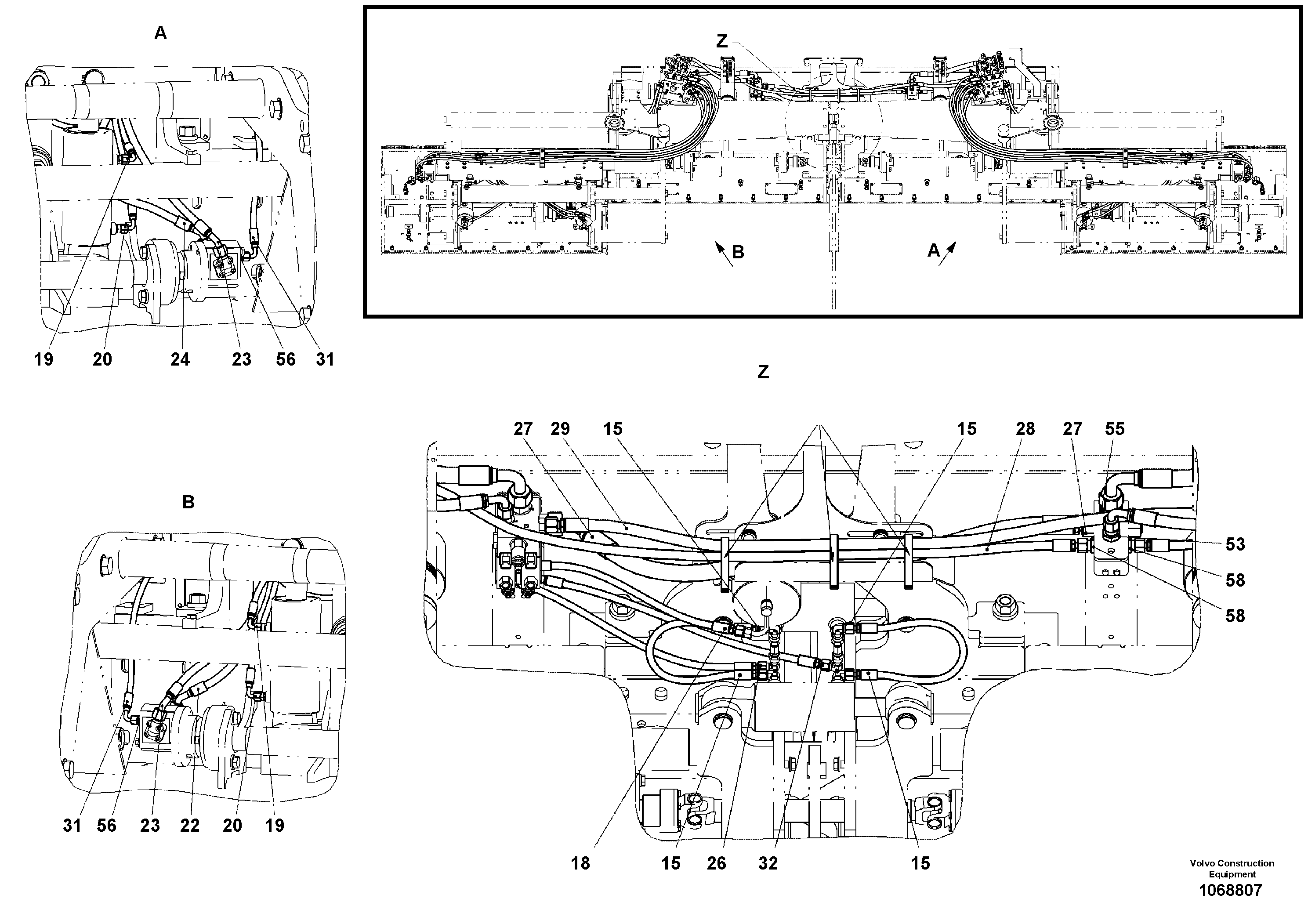 Timing gear casing VOE15053239 VOLVO
