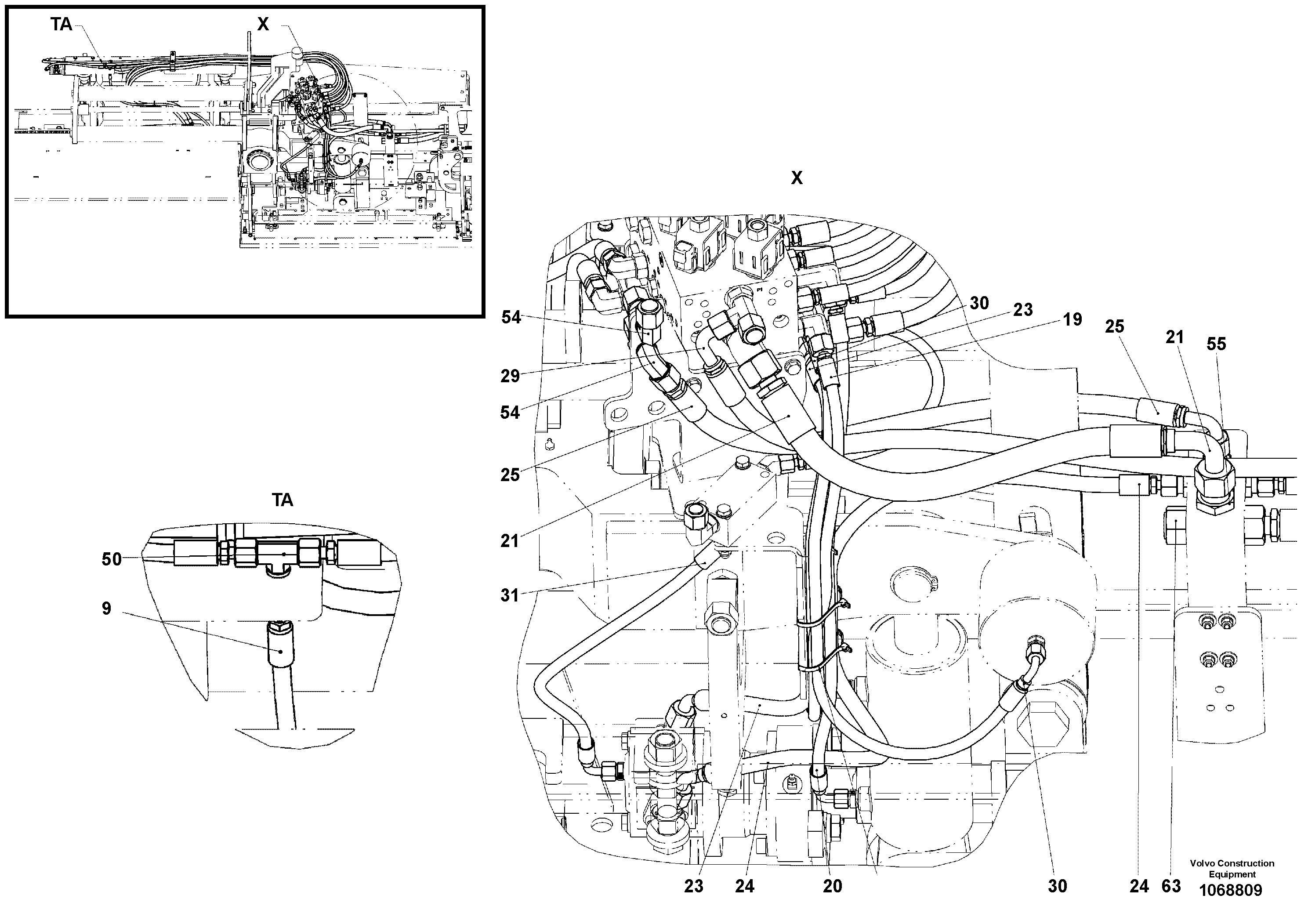 Timing gear casing VOE12785032 VOLVO