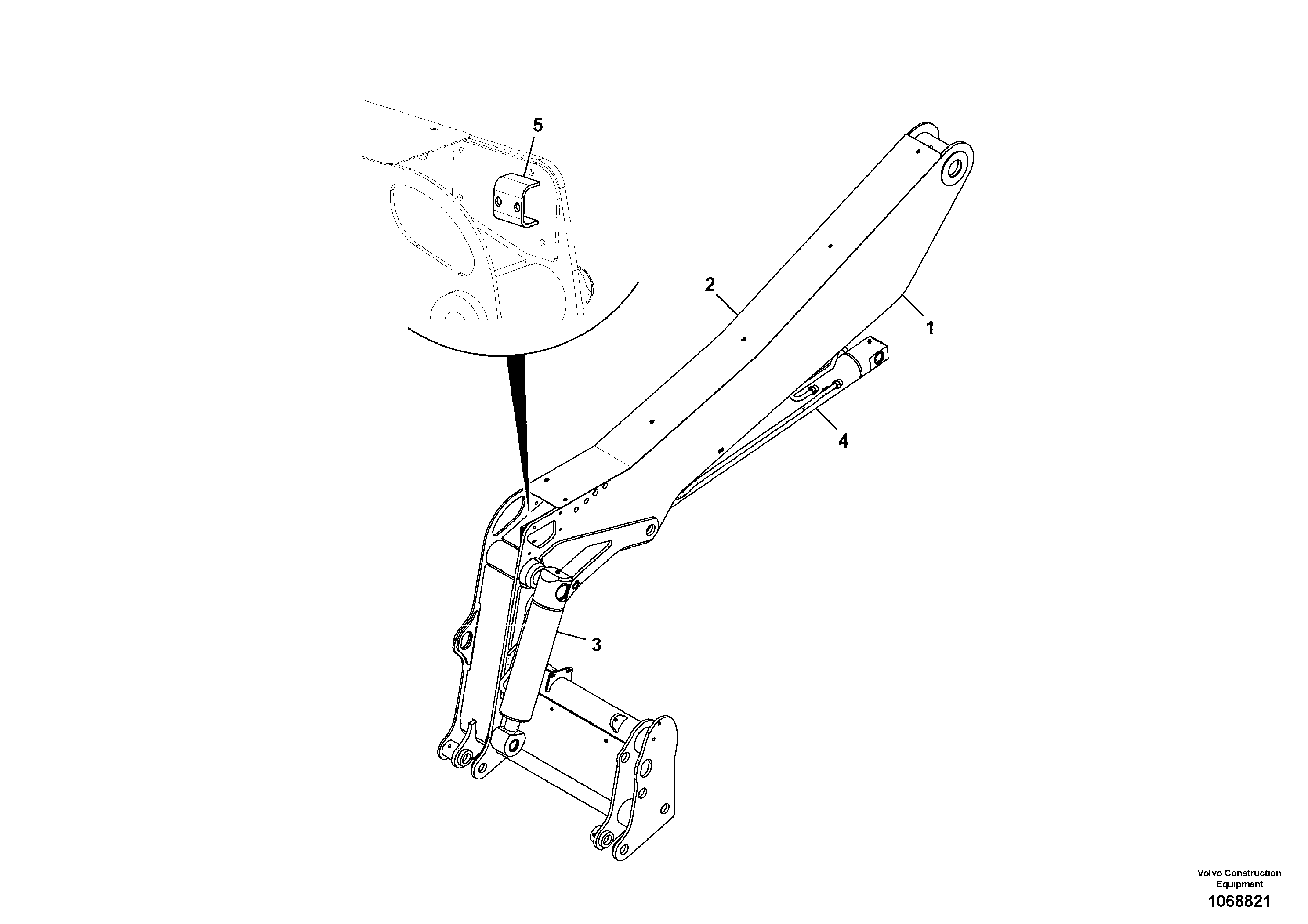 Seat frame VOE17297872 VOLVO
