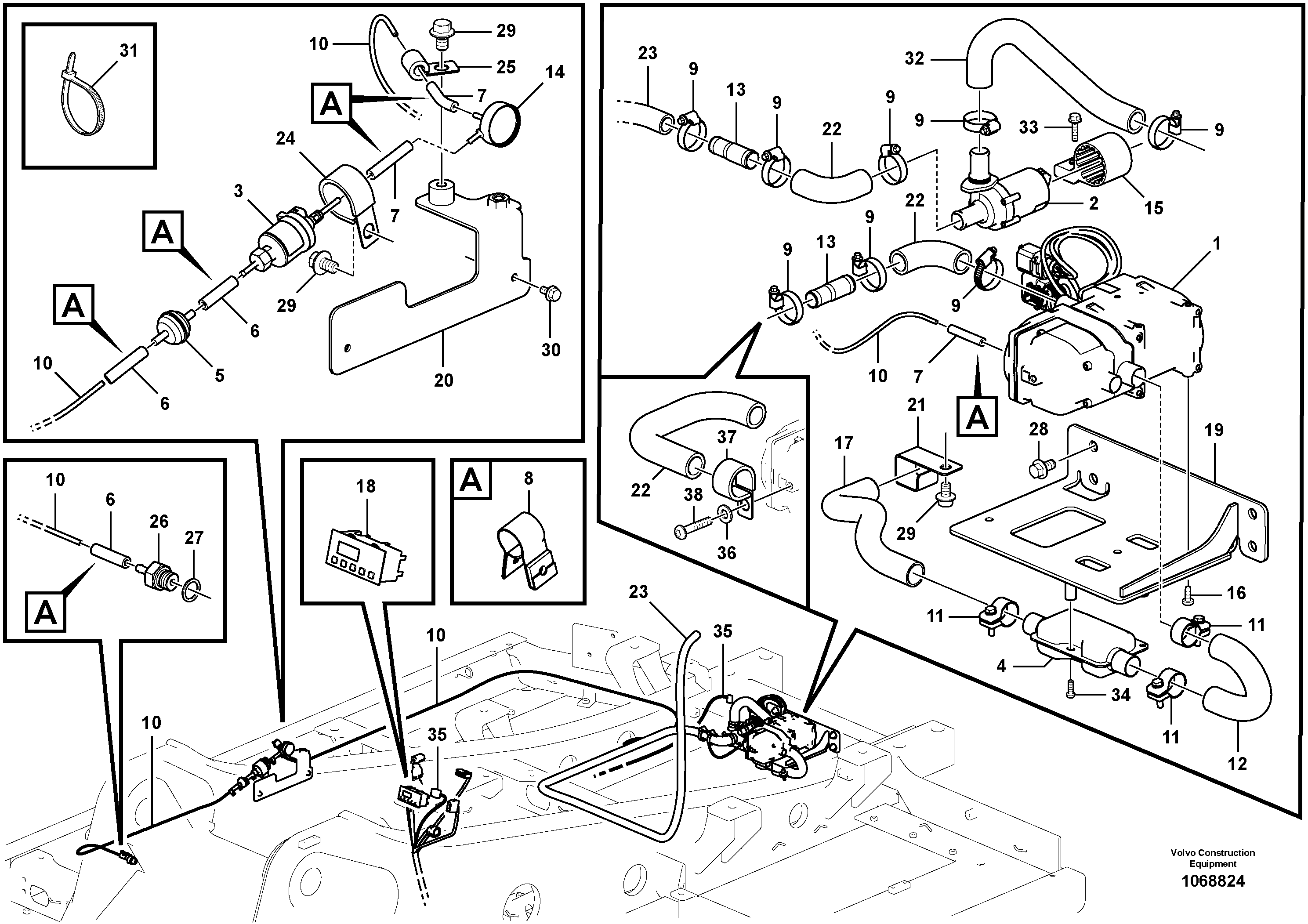 Cable,generator - VOE14652746 VOLVO