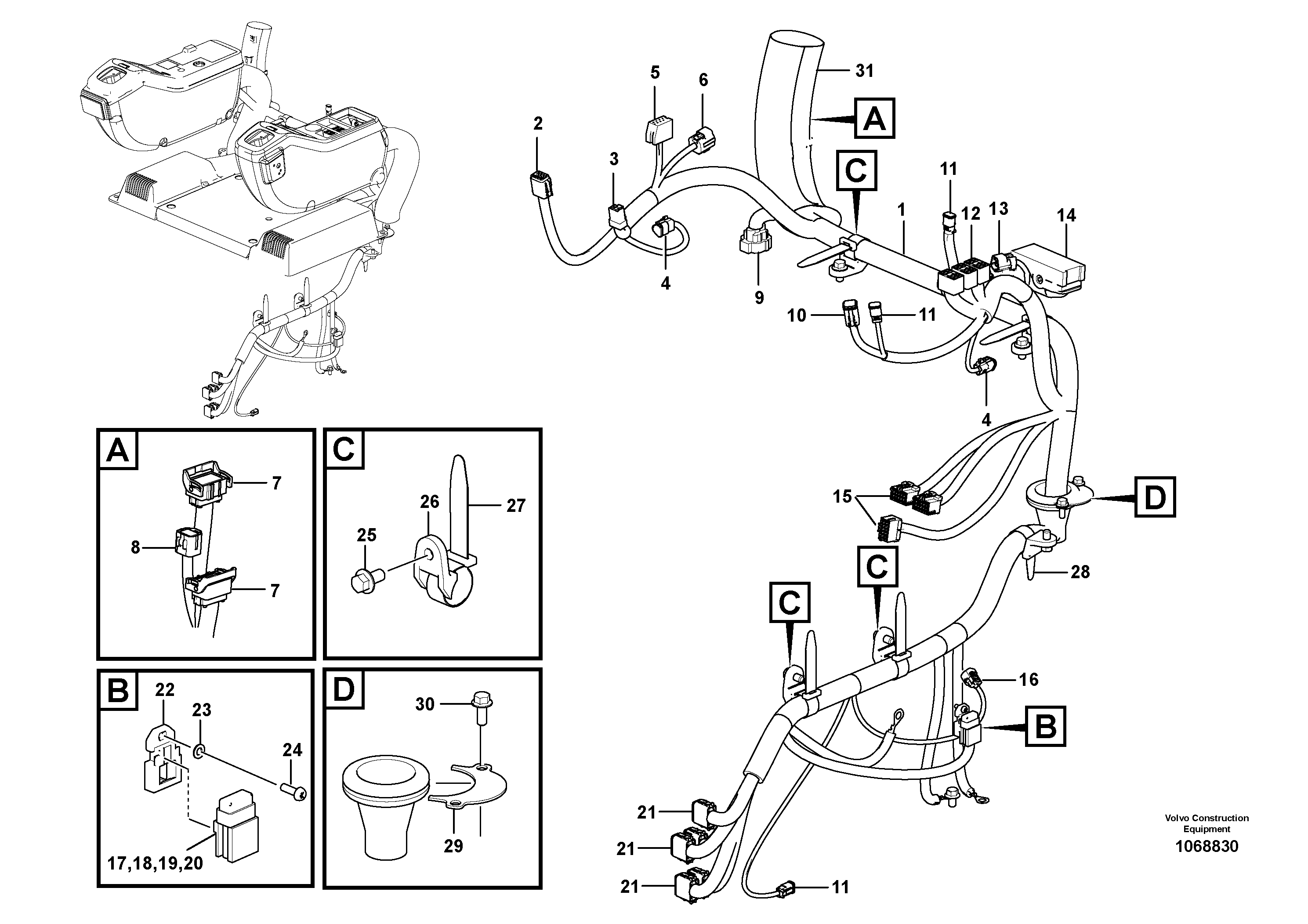 Support Leg VOE14684262 VOLVO