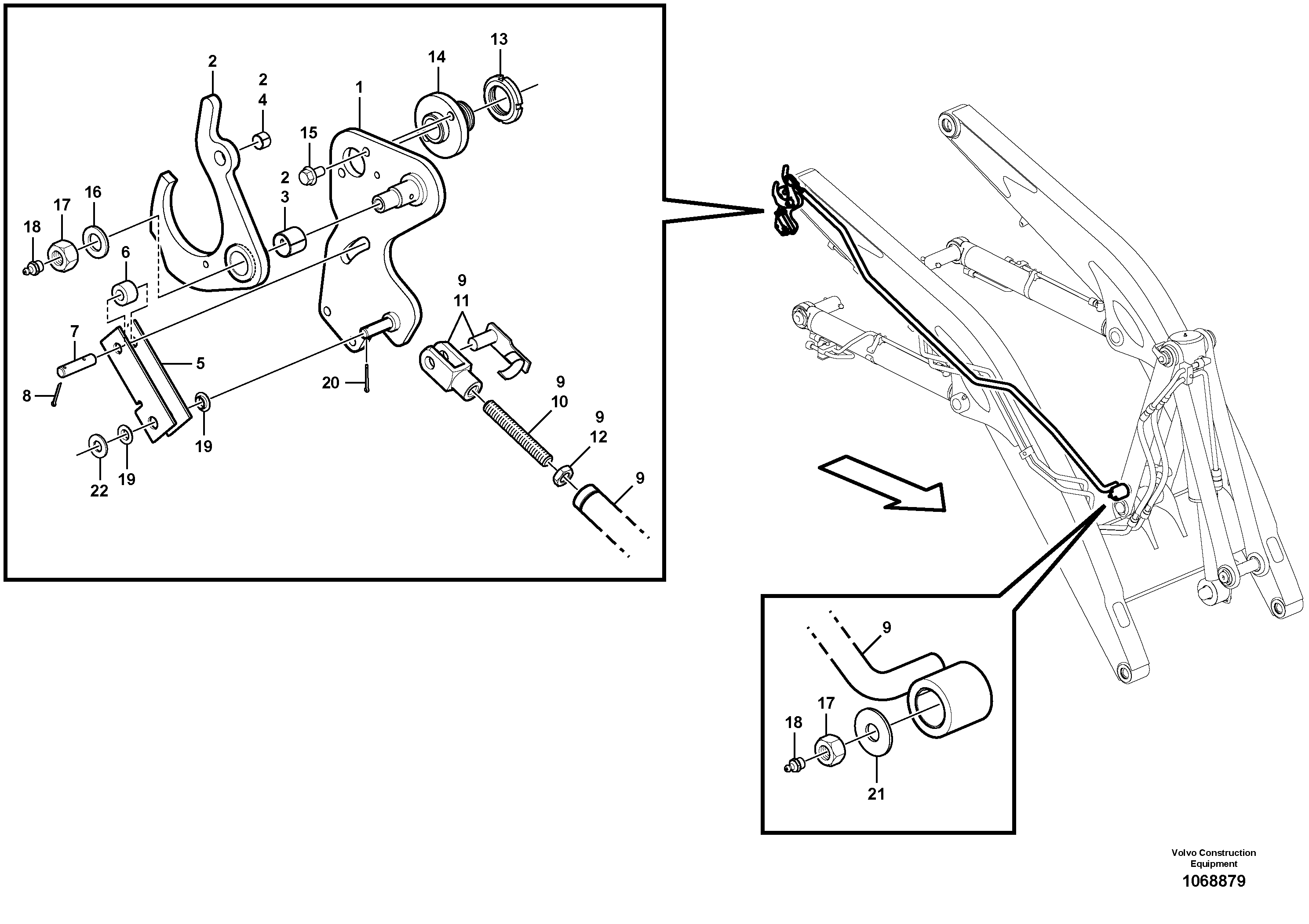 Cable harness,upper.s VOE16204326 VOLVO