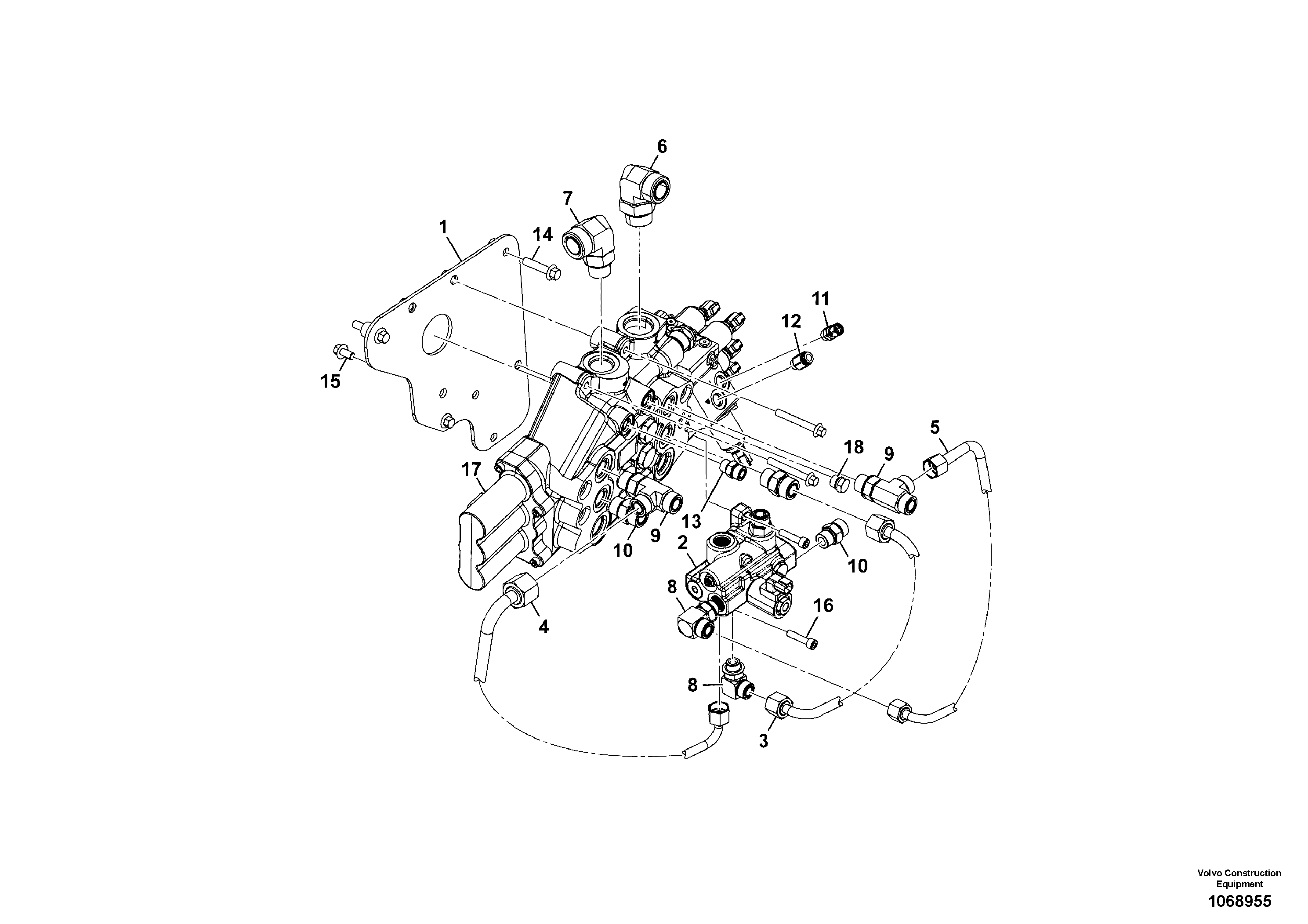 Fuel miser valve VOE17295814 VOLVO