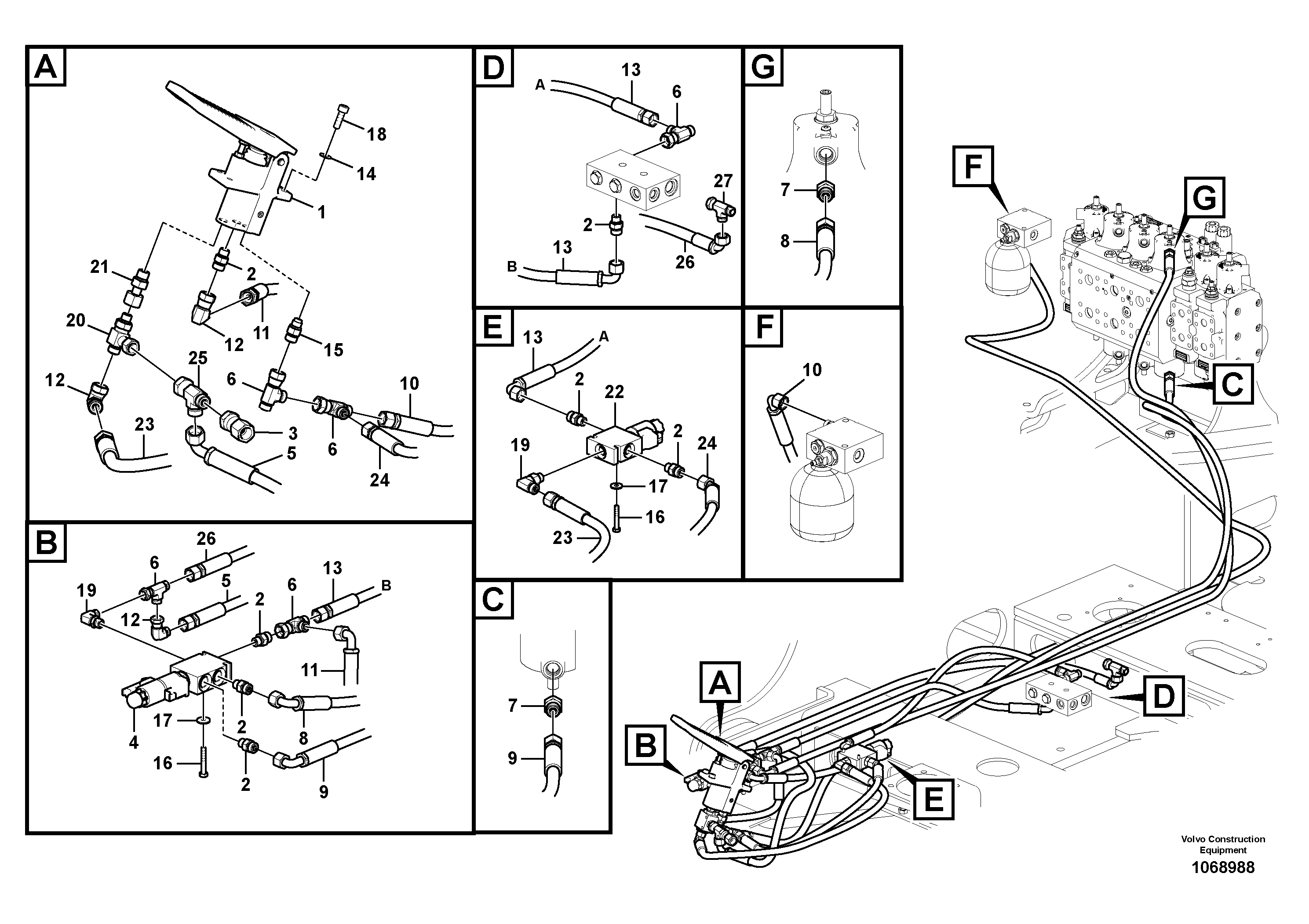 Timing gear casing VOE15073229 VOLVO