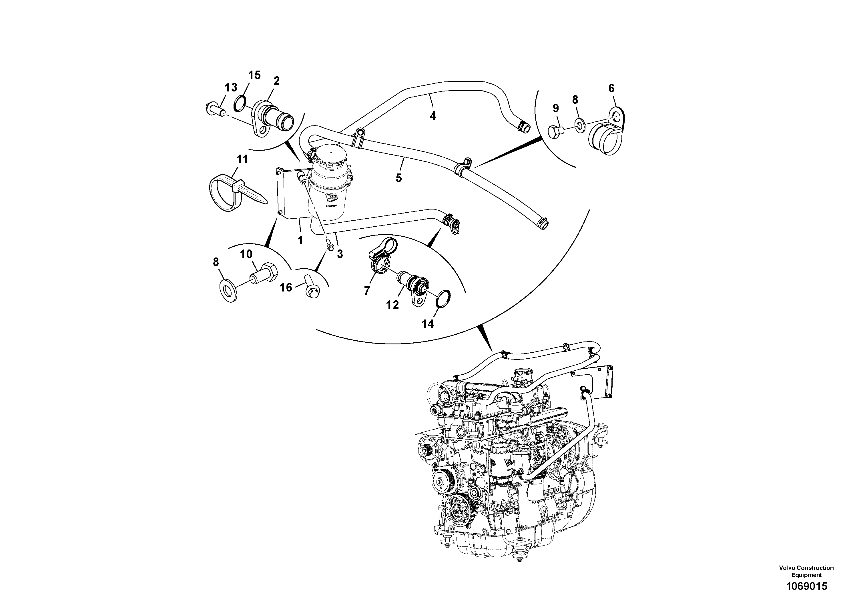 Seat frame VOE17295437 VOLVO