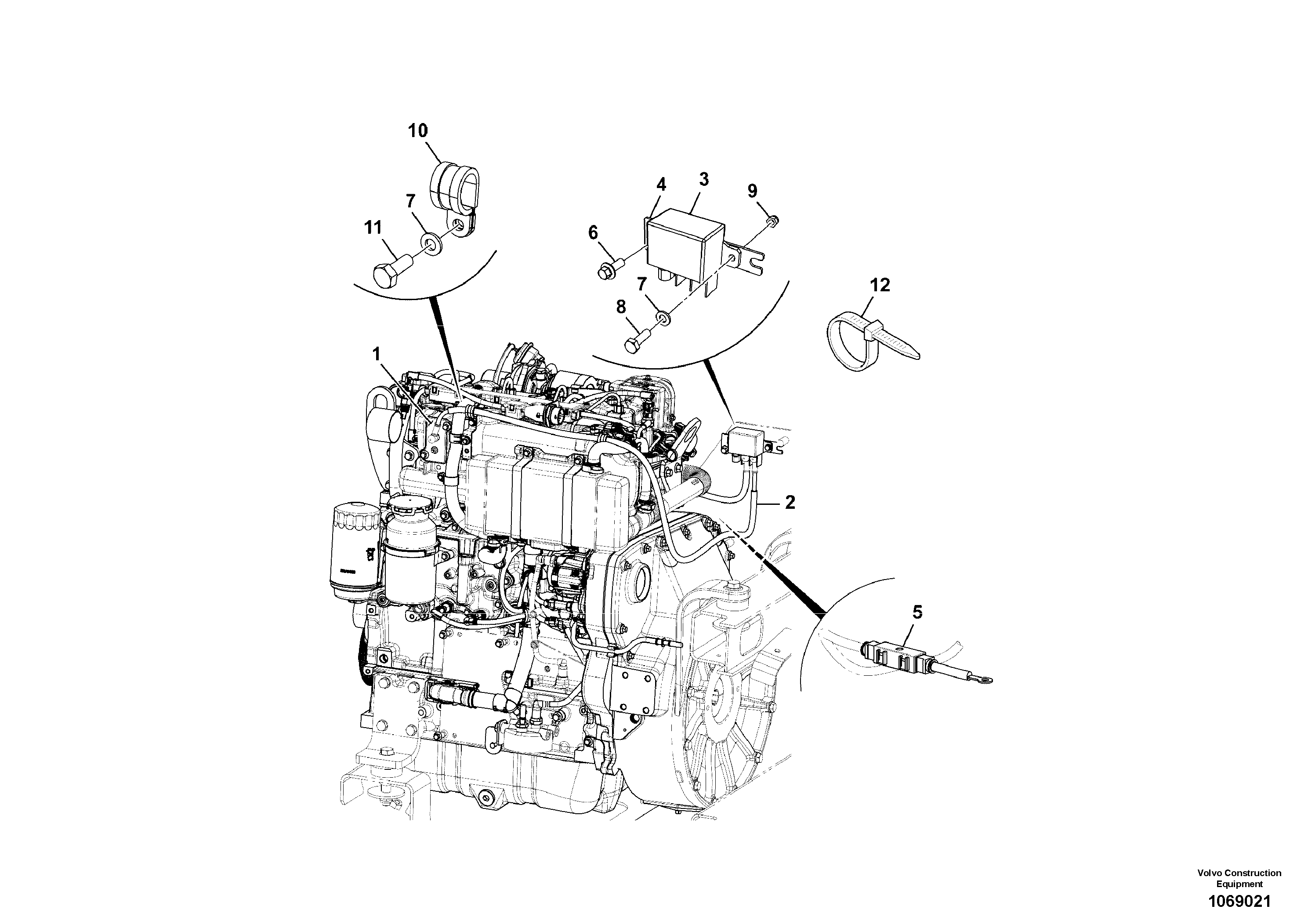 Sensor, position VOE17286503 VOLVO