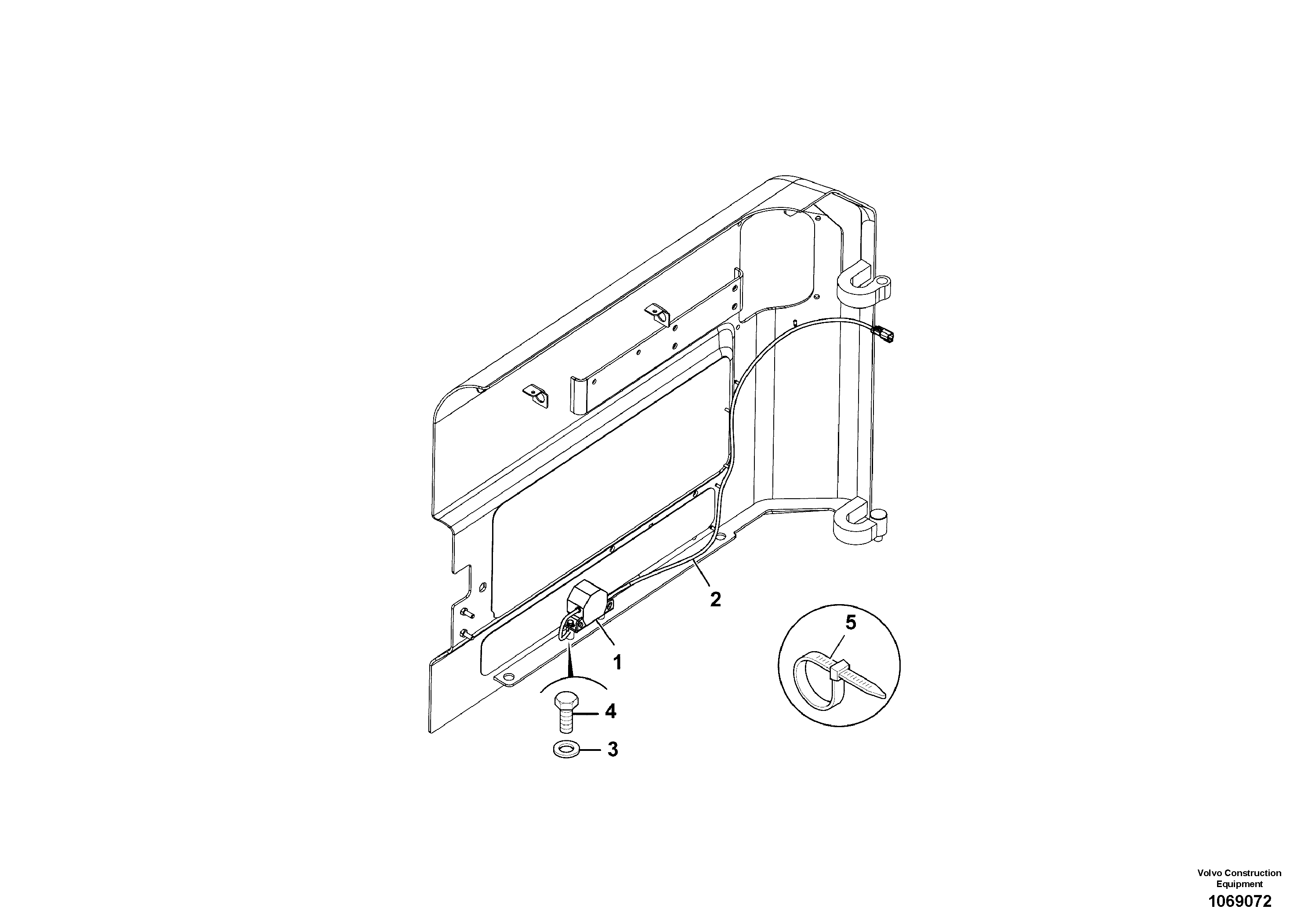 Radio Support VOE17300430 VOLVO