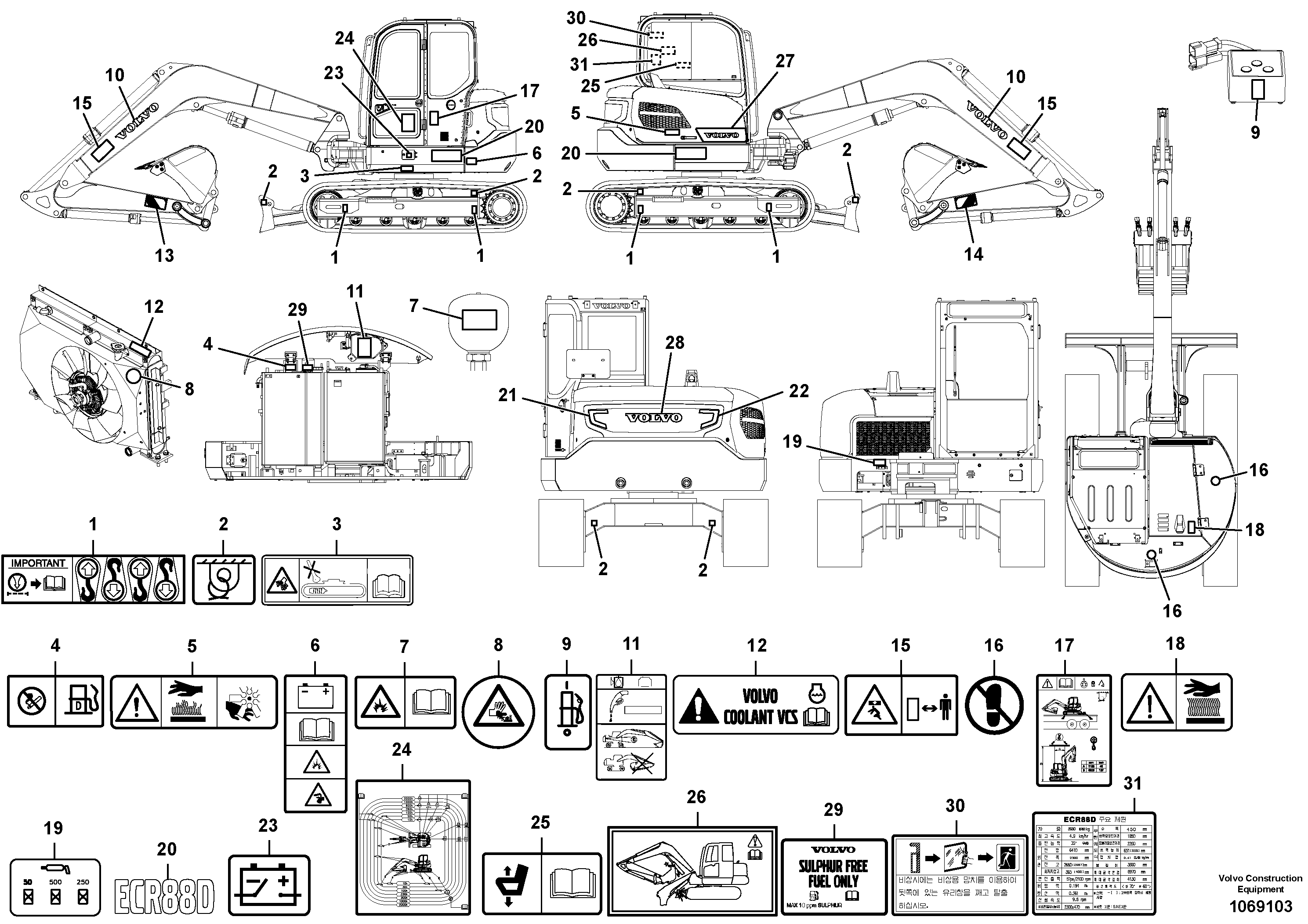 Cylinder Block VOE14667244 VOLVO