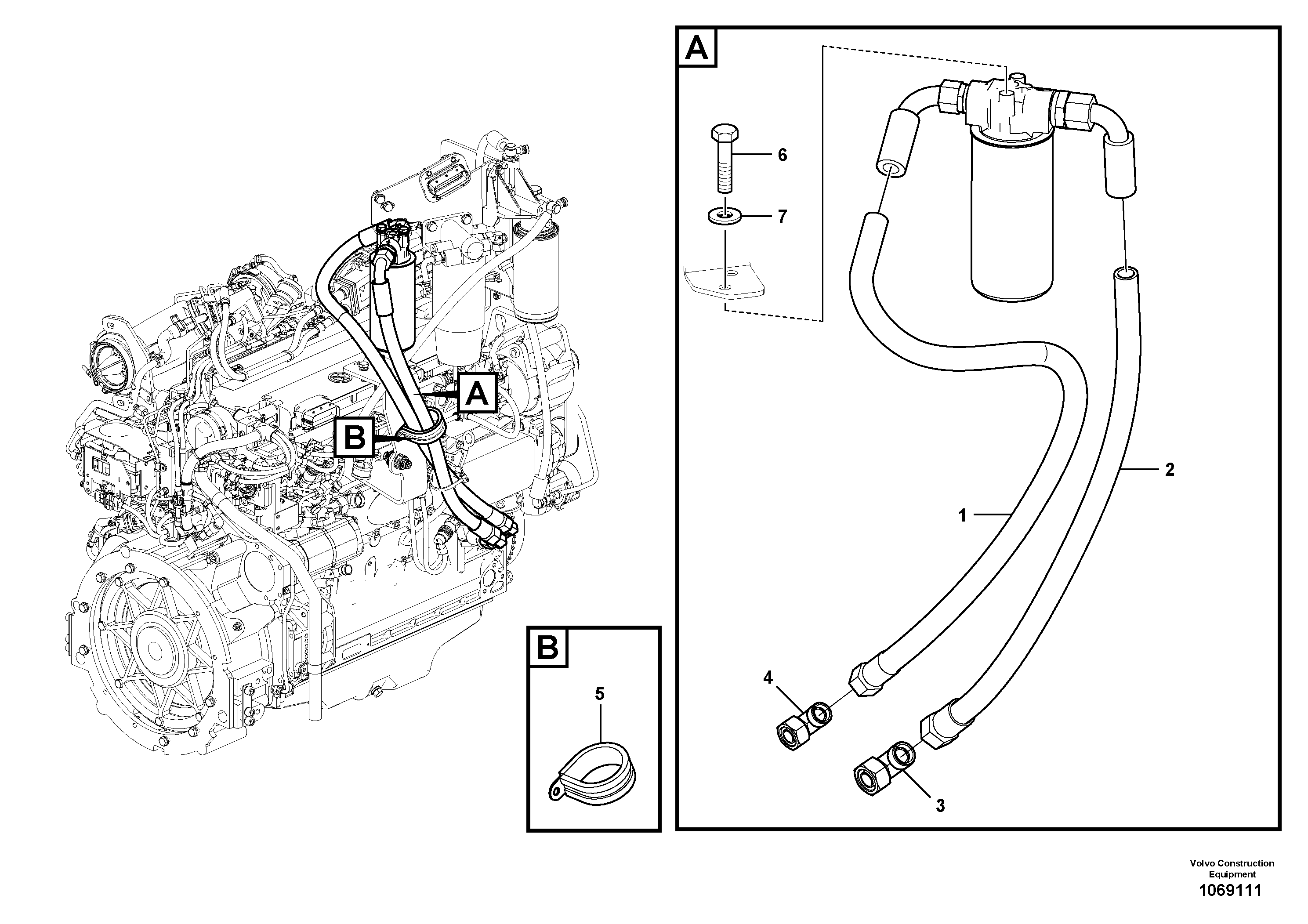 Timing gear casing VOE12778464 VOLVO