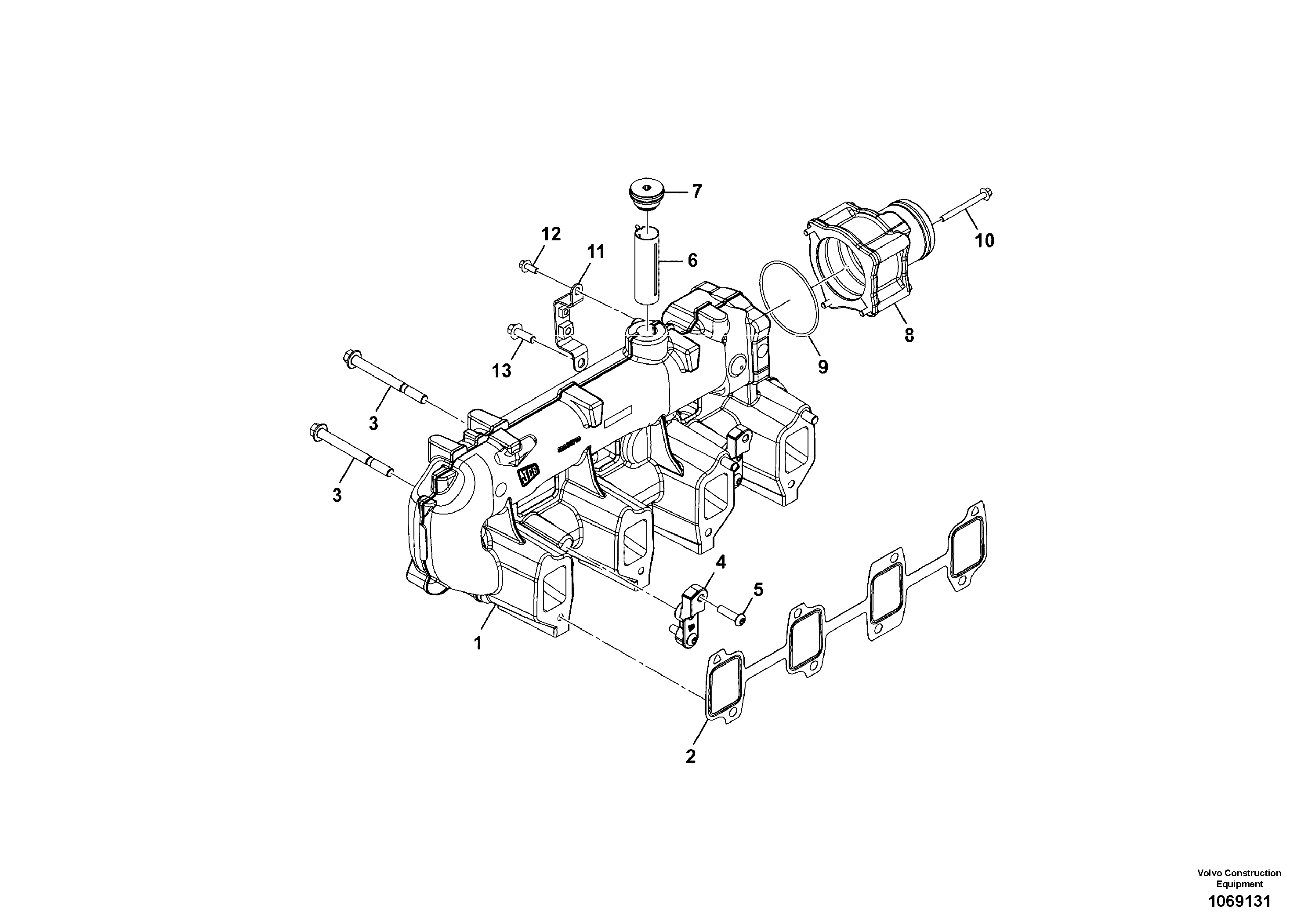Hinge Fitting VOE17293120 VOLVO