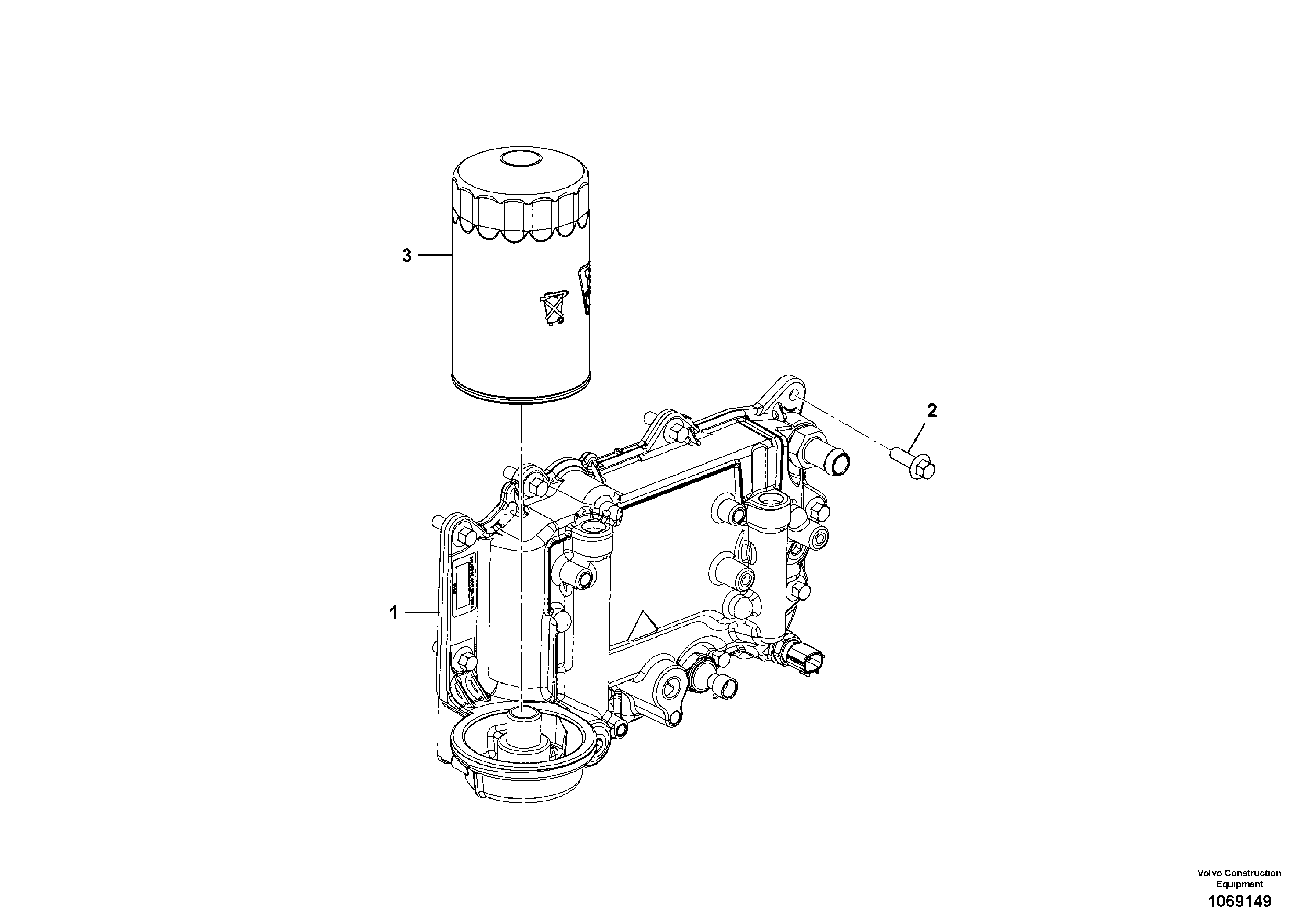 Oil Filter VOE17419087 VOLVO