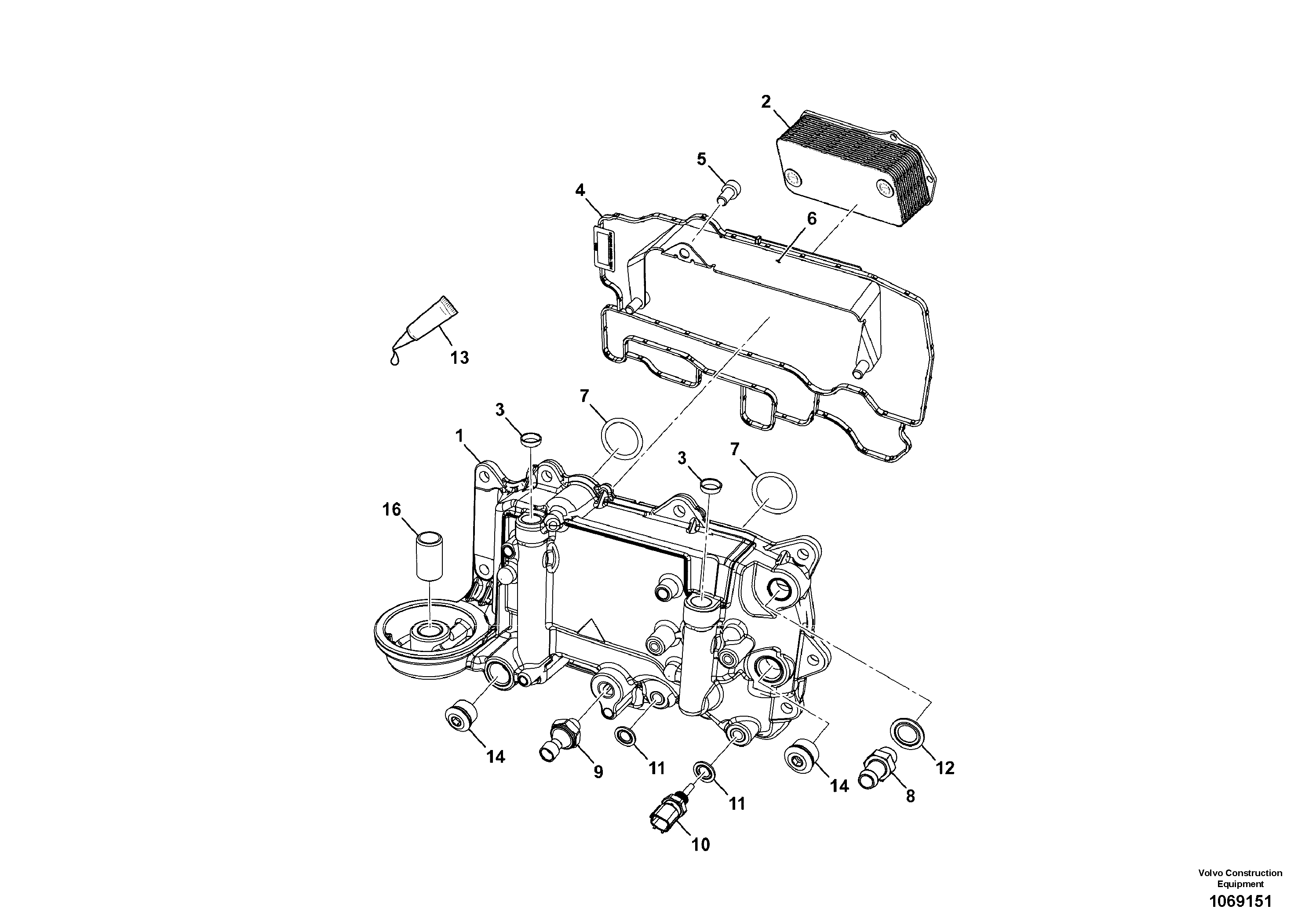 Housing Washer VOE17292302 VOLVO