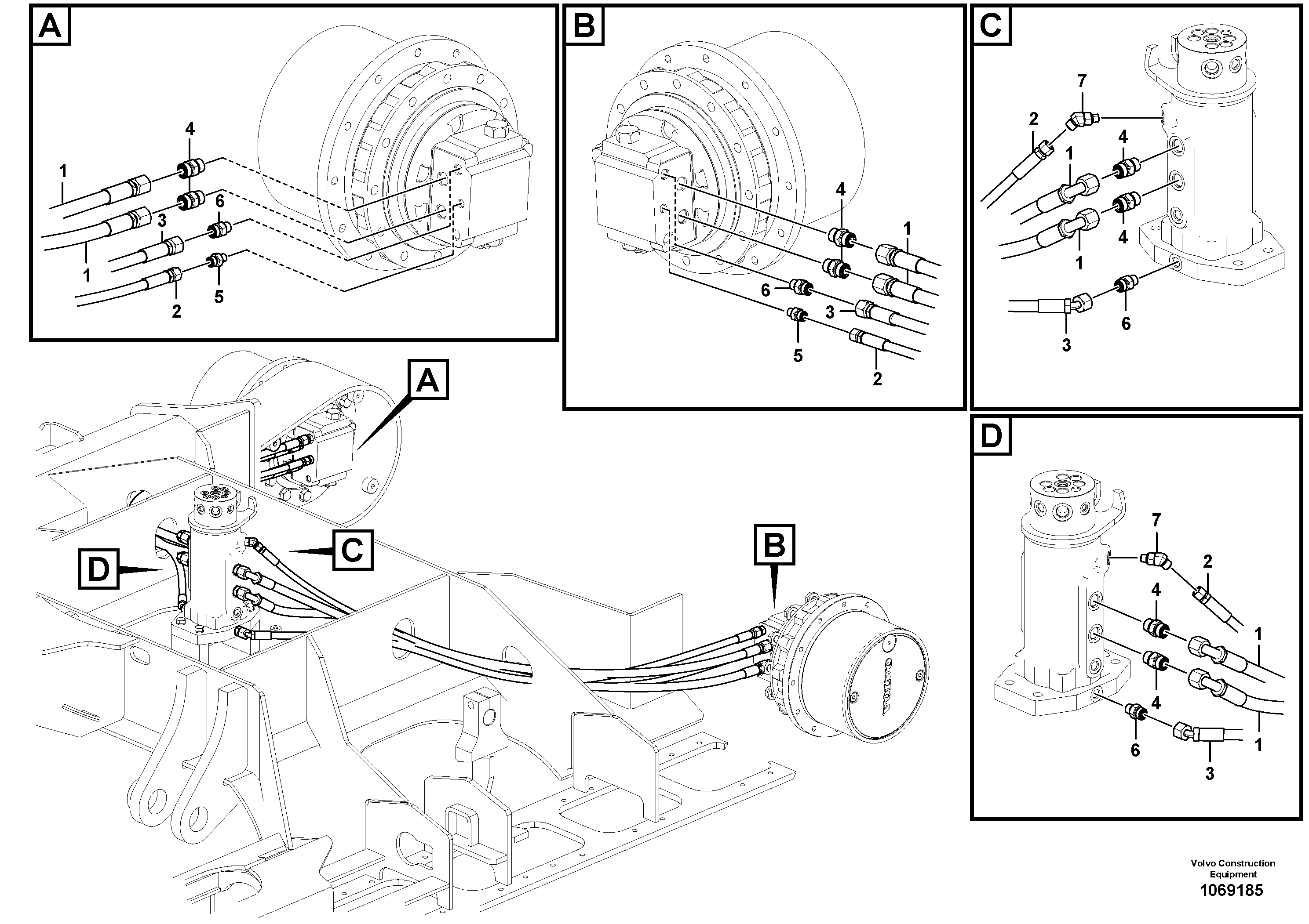 Timing gear casing VOE15800219 VOLVO