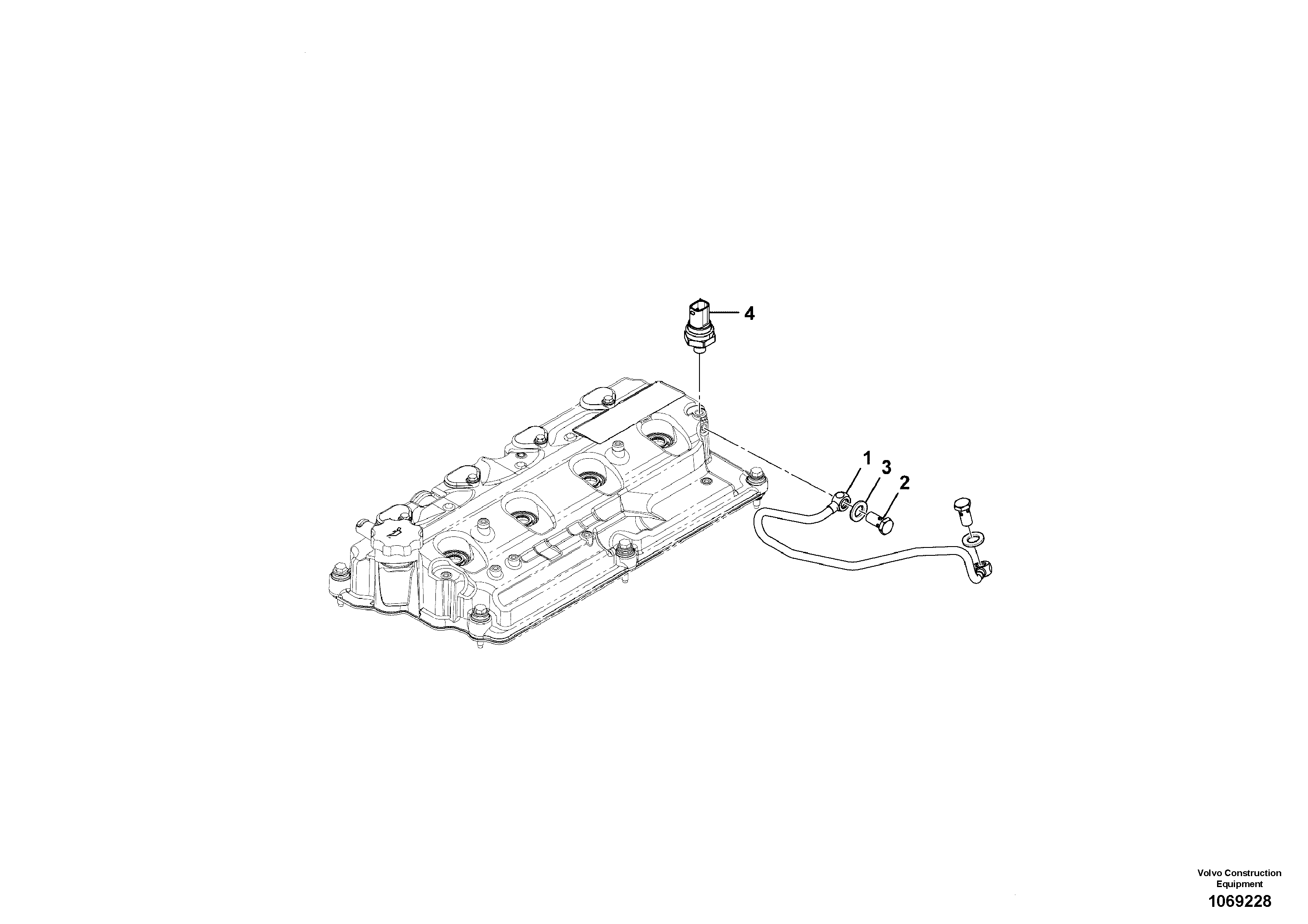 Cable bunch, cab VOE17287059 VOLVO
